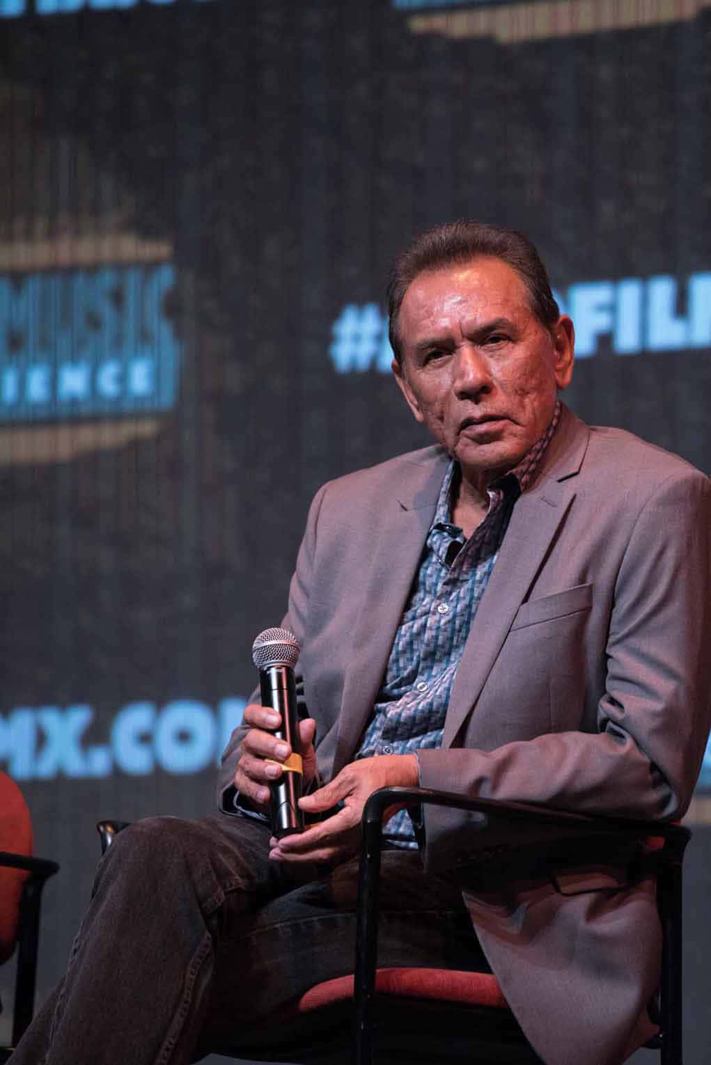 Wes Studi Speaking Event Background
