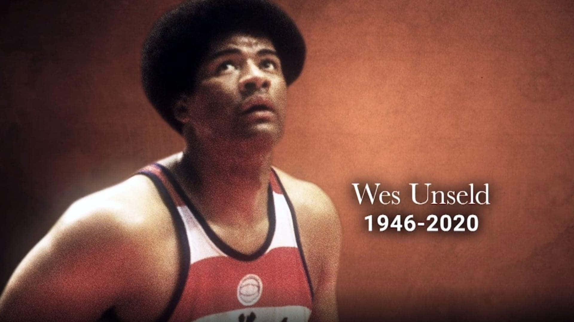 Wes Unseld Nba Player Tribute Background