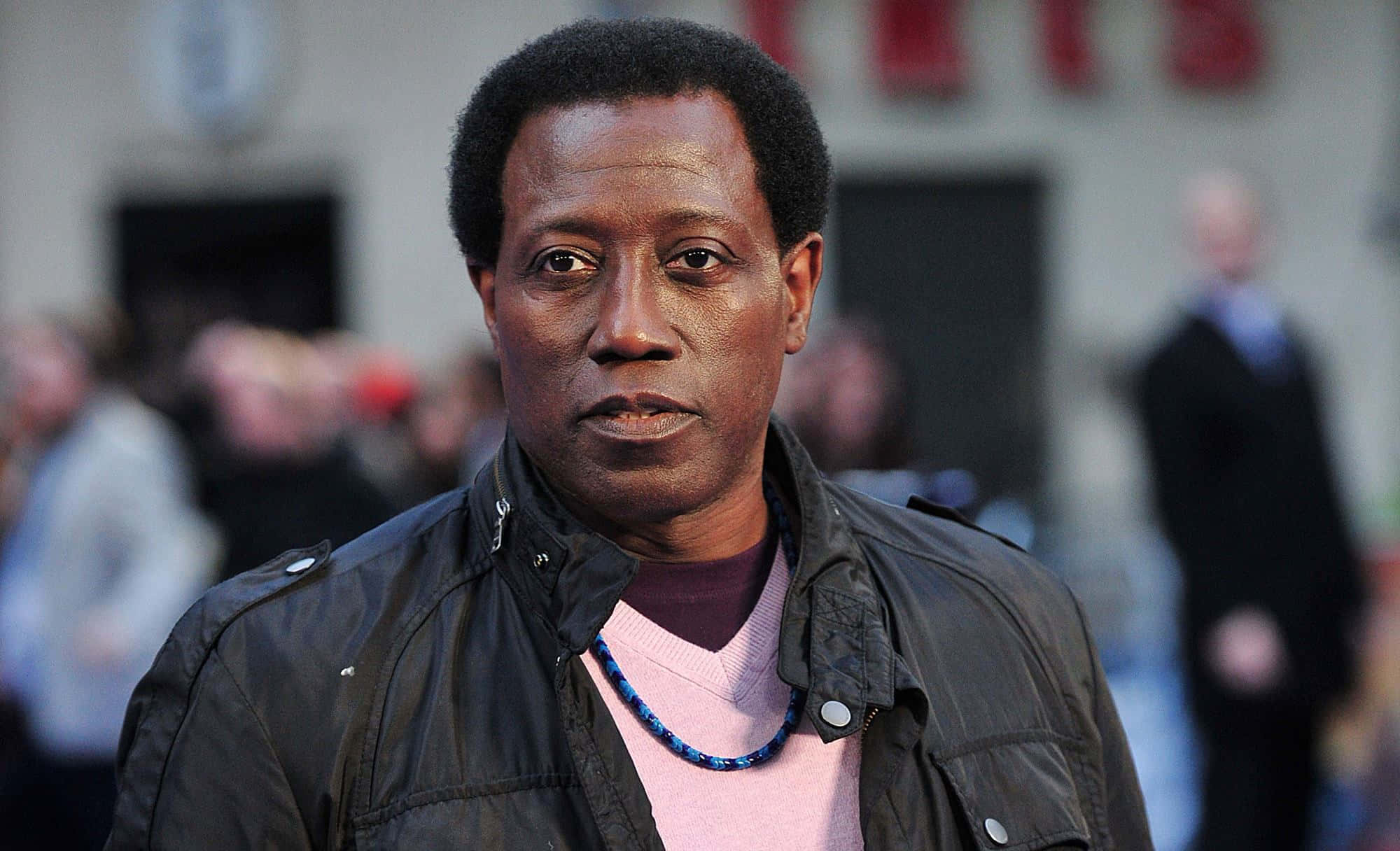 Wesley Snipes Striking A Confident Pose Background