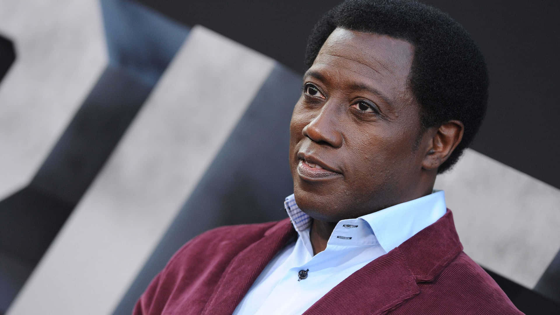 Wesley Snipes Striking A Pose For A Photoshoot Background