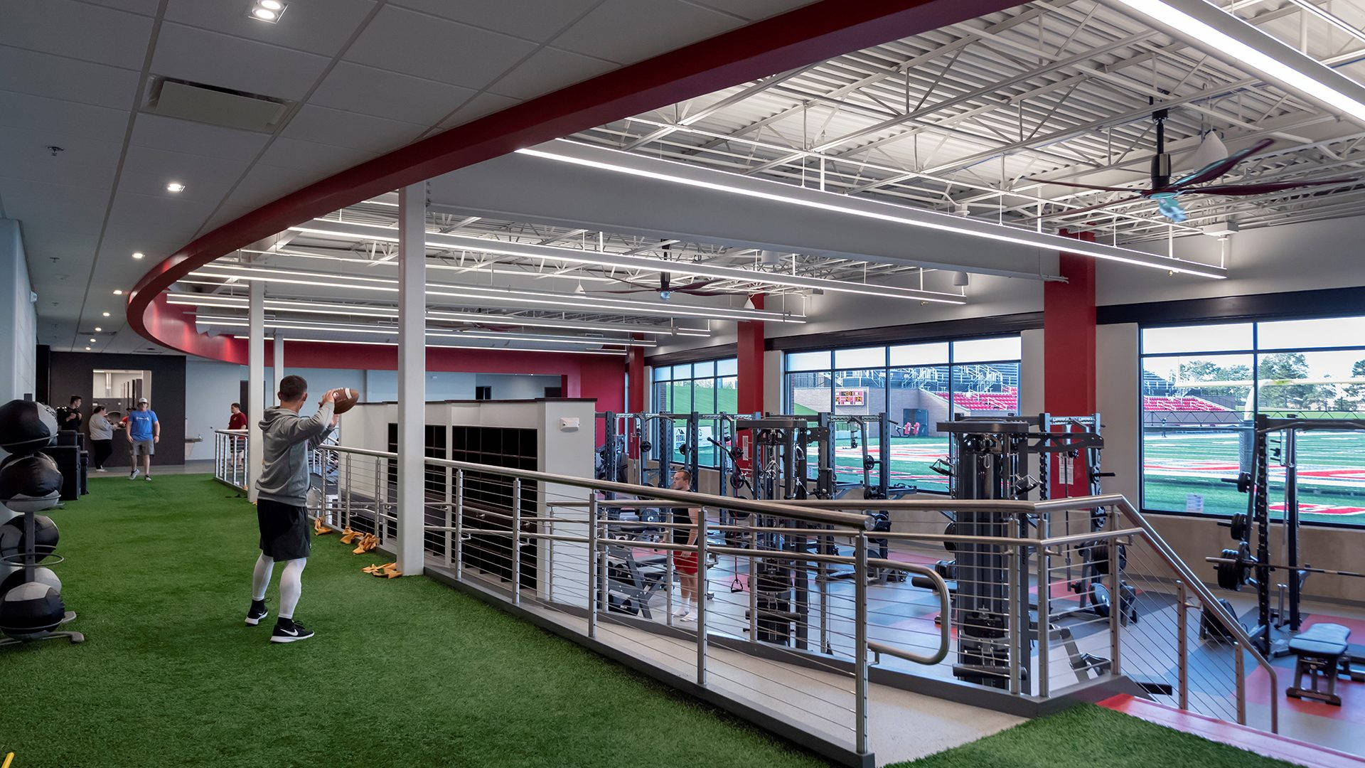 Wesleyan University Fitness Gym Background