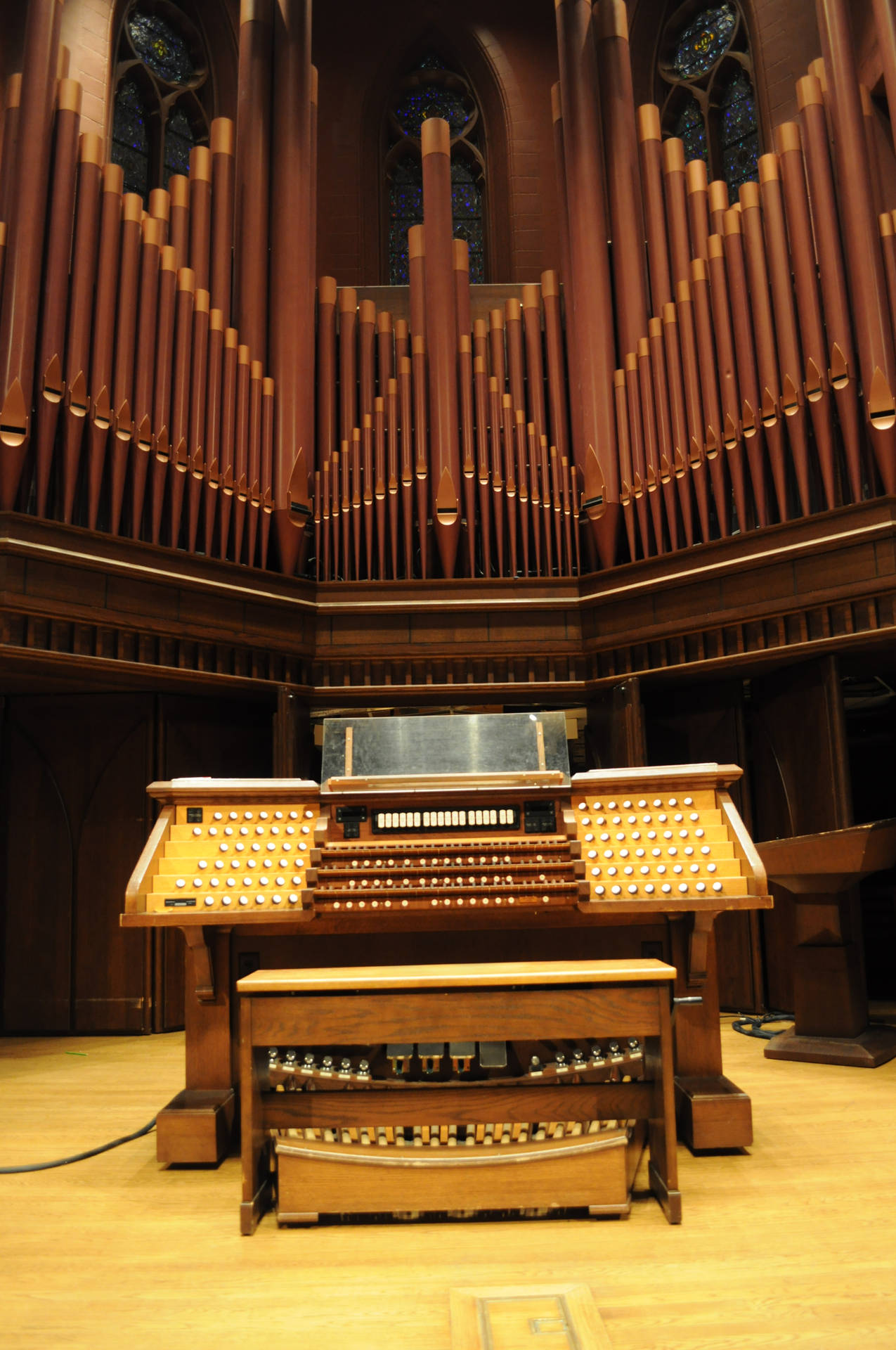 Wesleyan University Organ Background