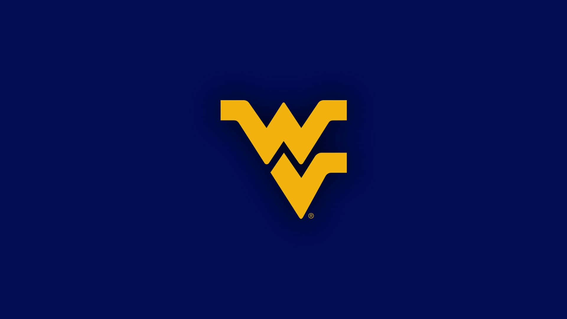West Virginia University Logo On A Blue Background Background