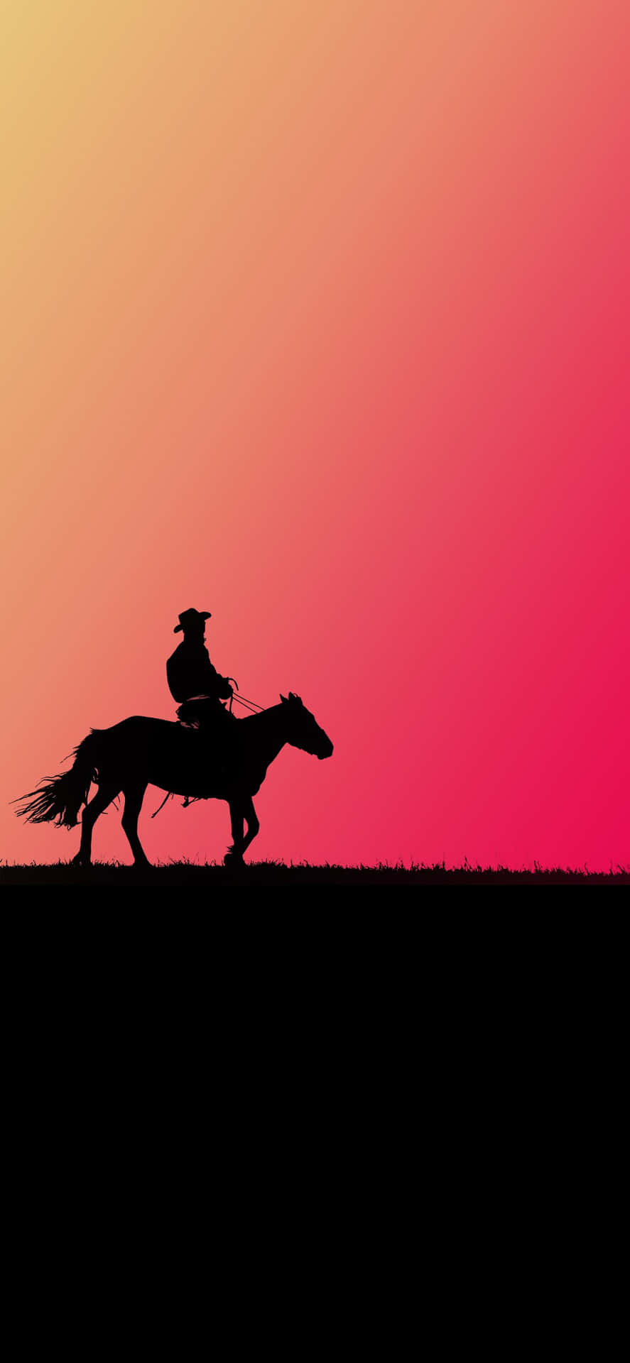 Western Cowboy Iphone 1170 X 2534 Background