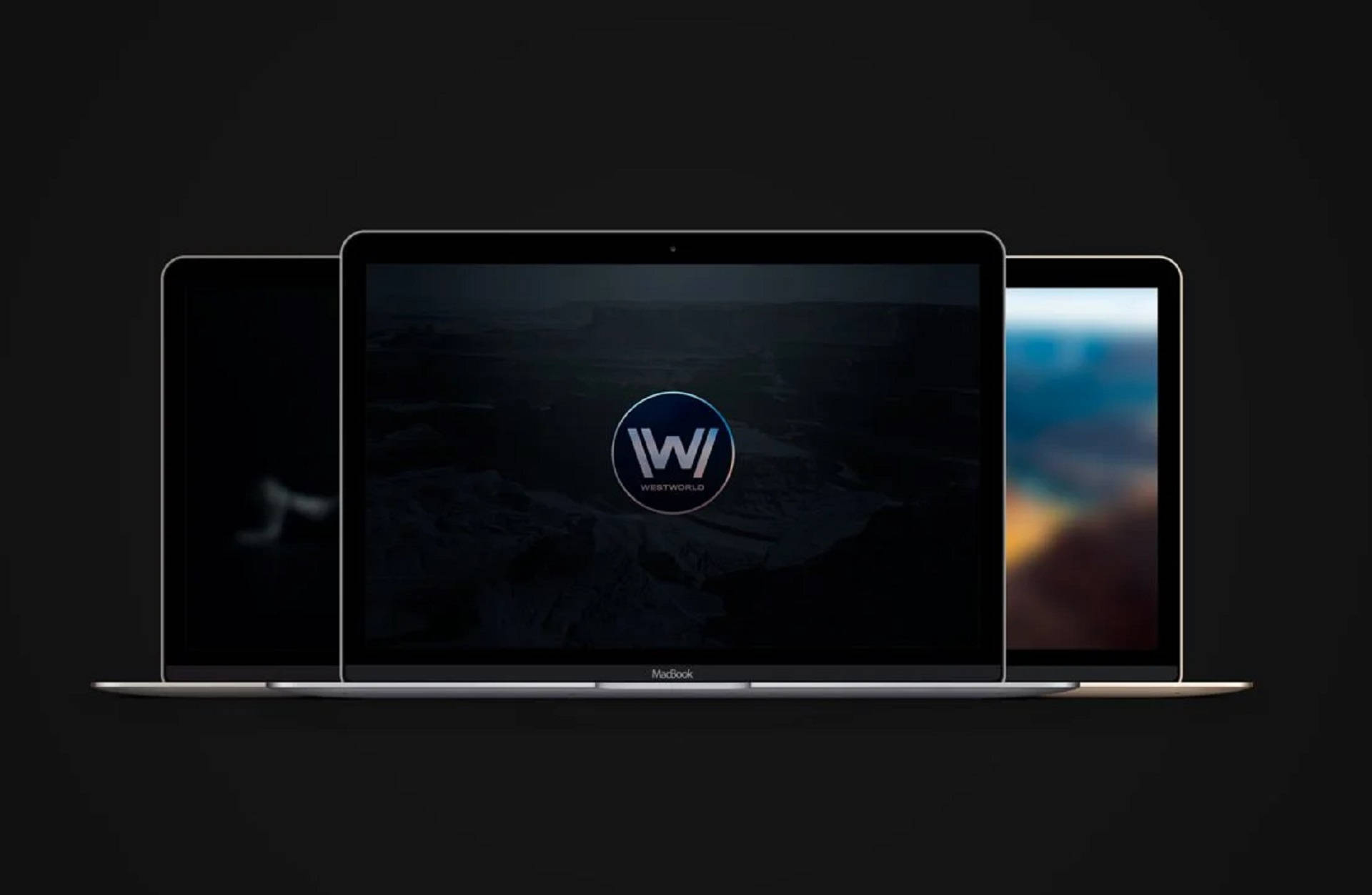Westworld Icon In Macbook Background