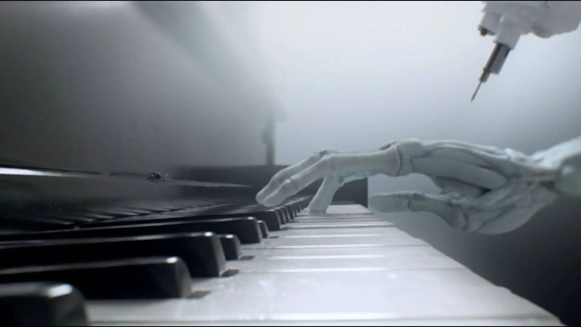 Westworld Robot With Piano Background