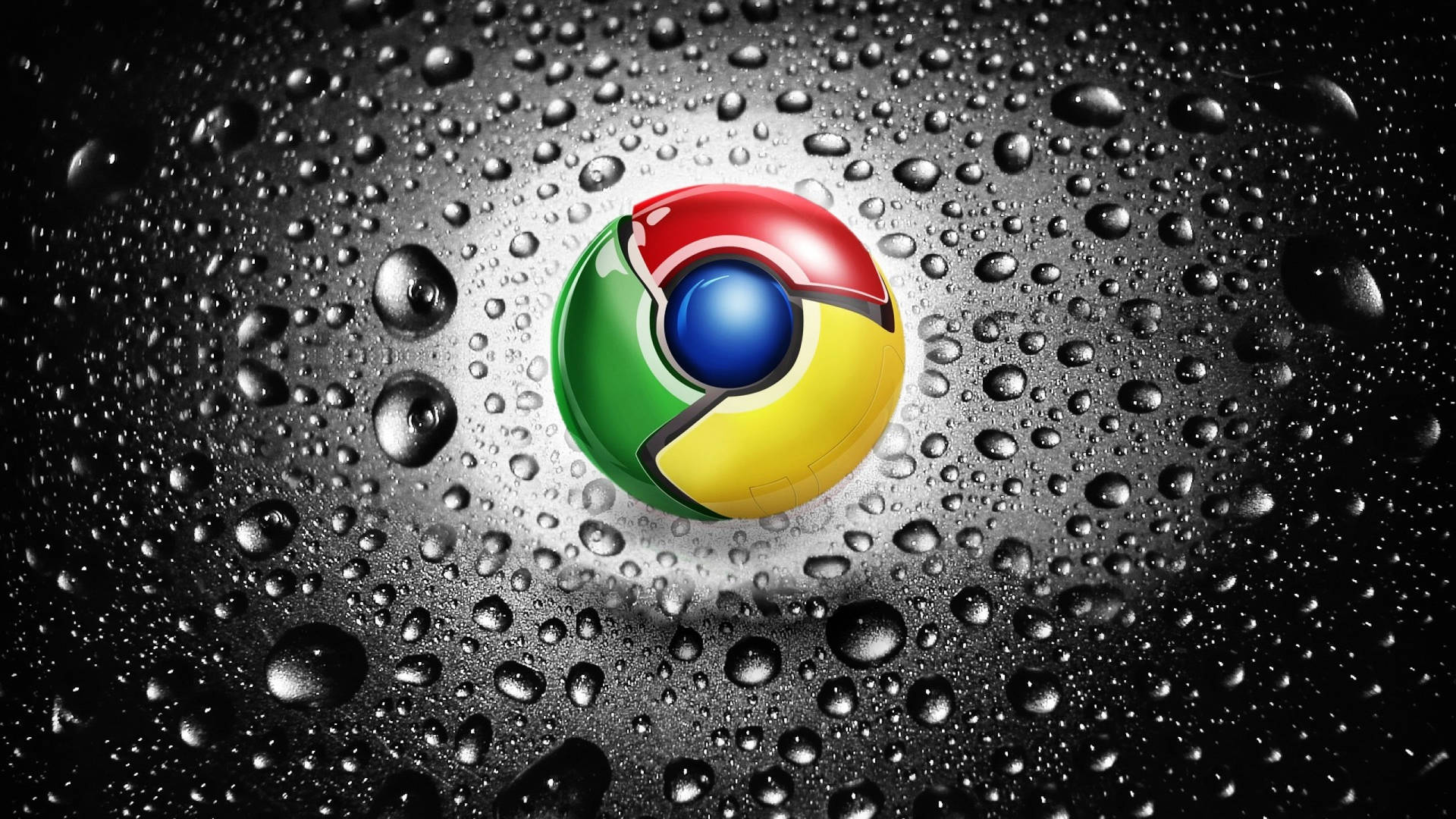 Wet Chrome Fan Art Background