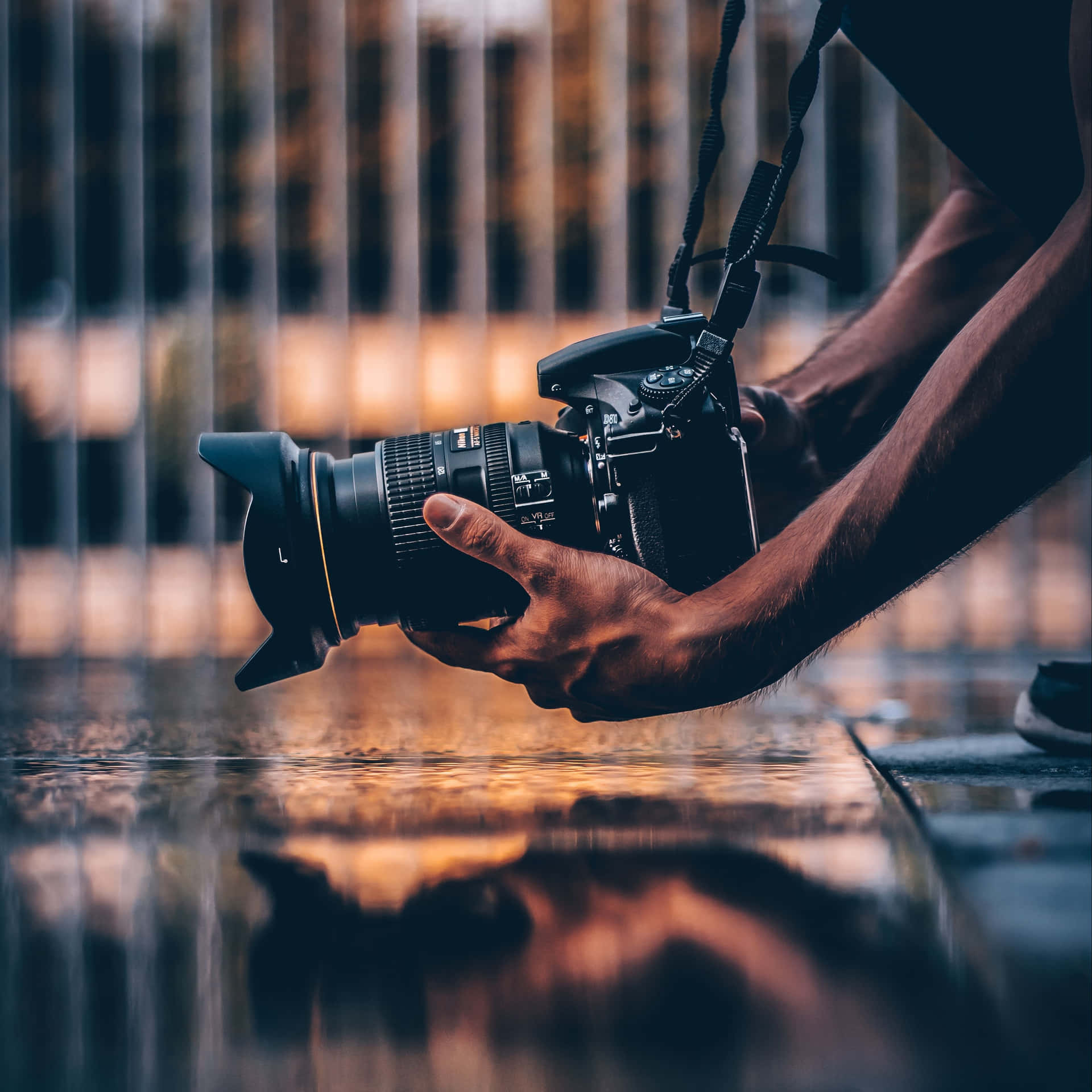Wet Floor Shooting Photography Camera Background