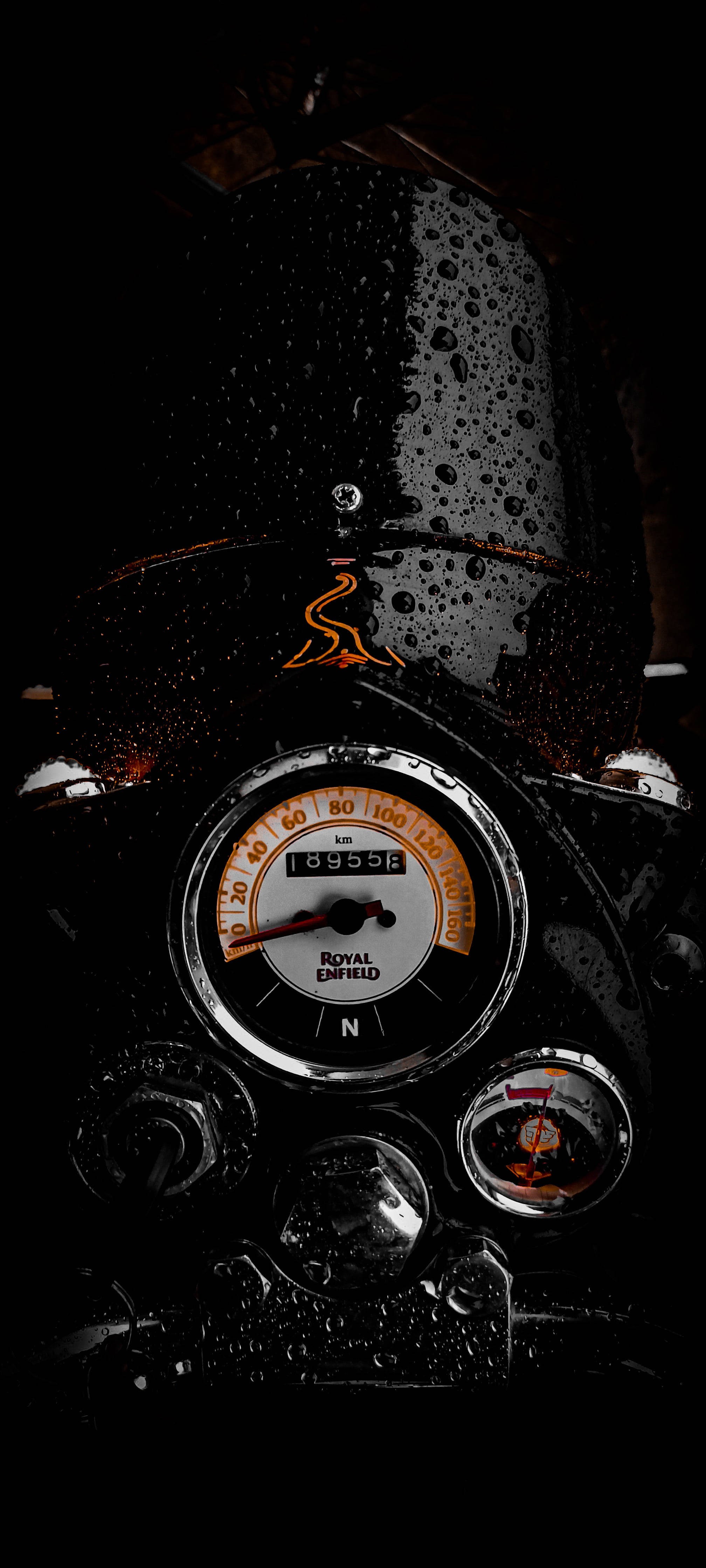 Wet Motorcycle Speedometer Speed Iphone