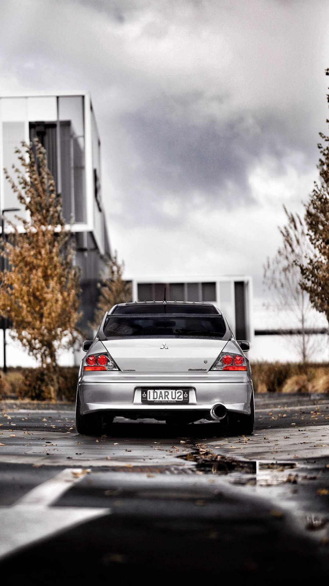 Wet Teal And Black Jdm Cars Background