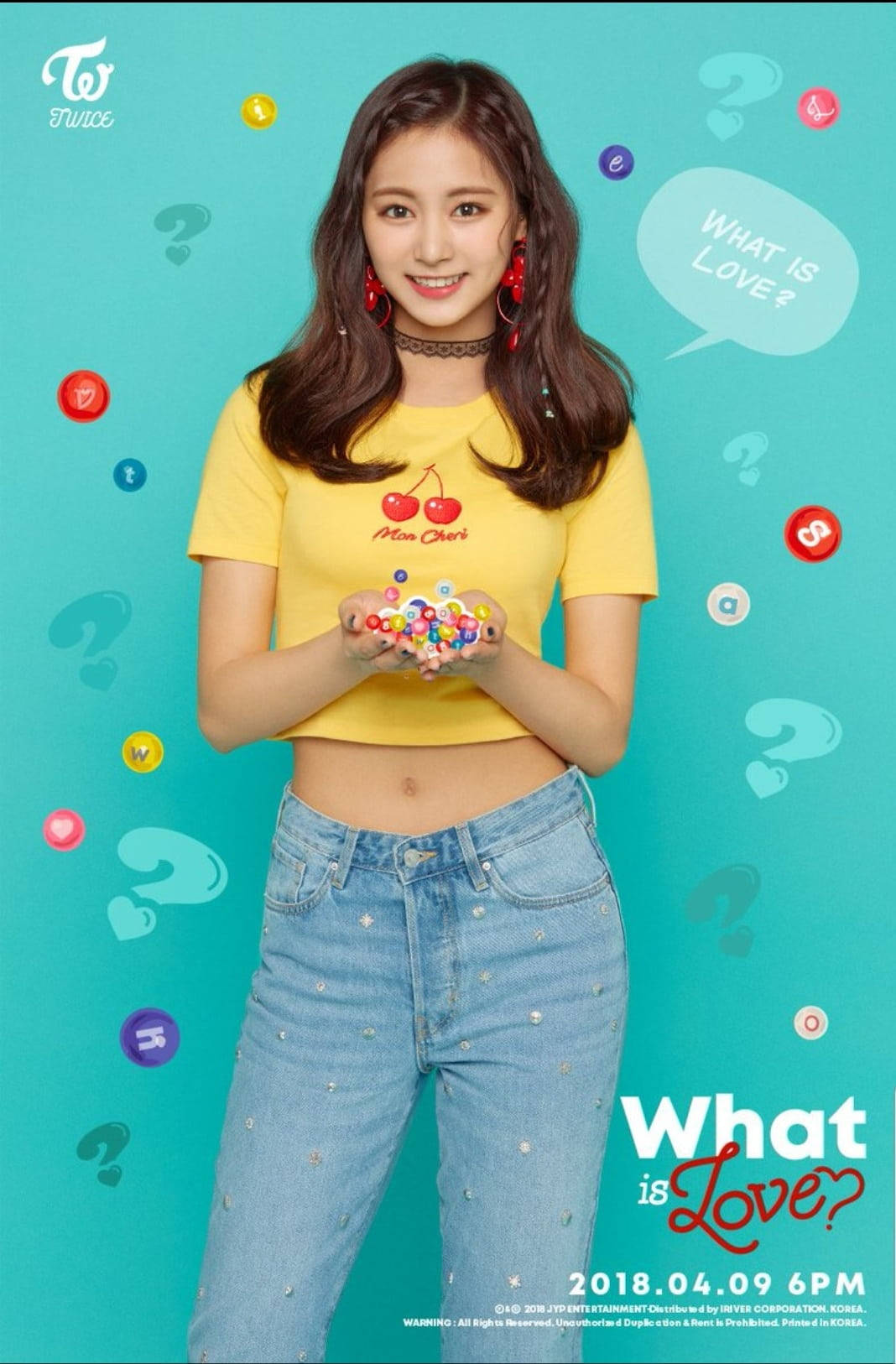 What Is Love Tzuyu Poster Background