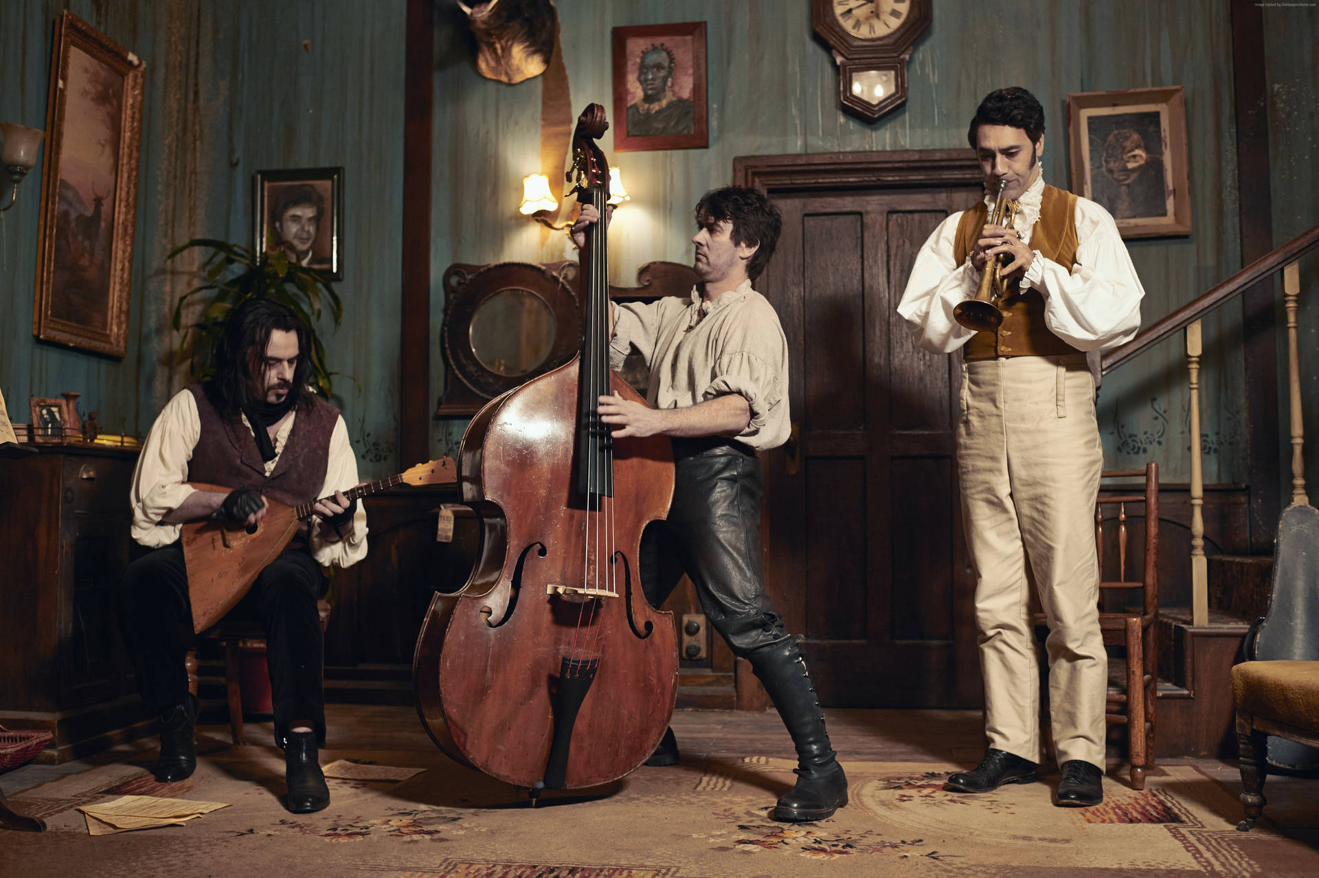 What We Do In The Shadows Musical Instruments Background