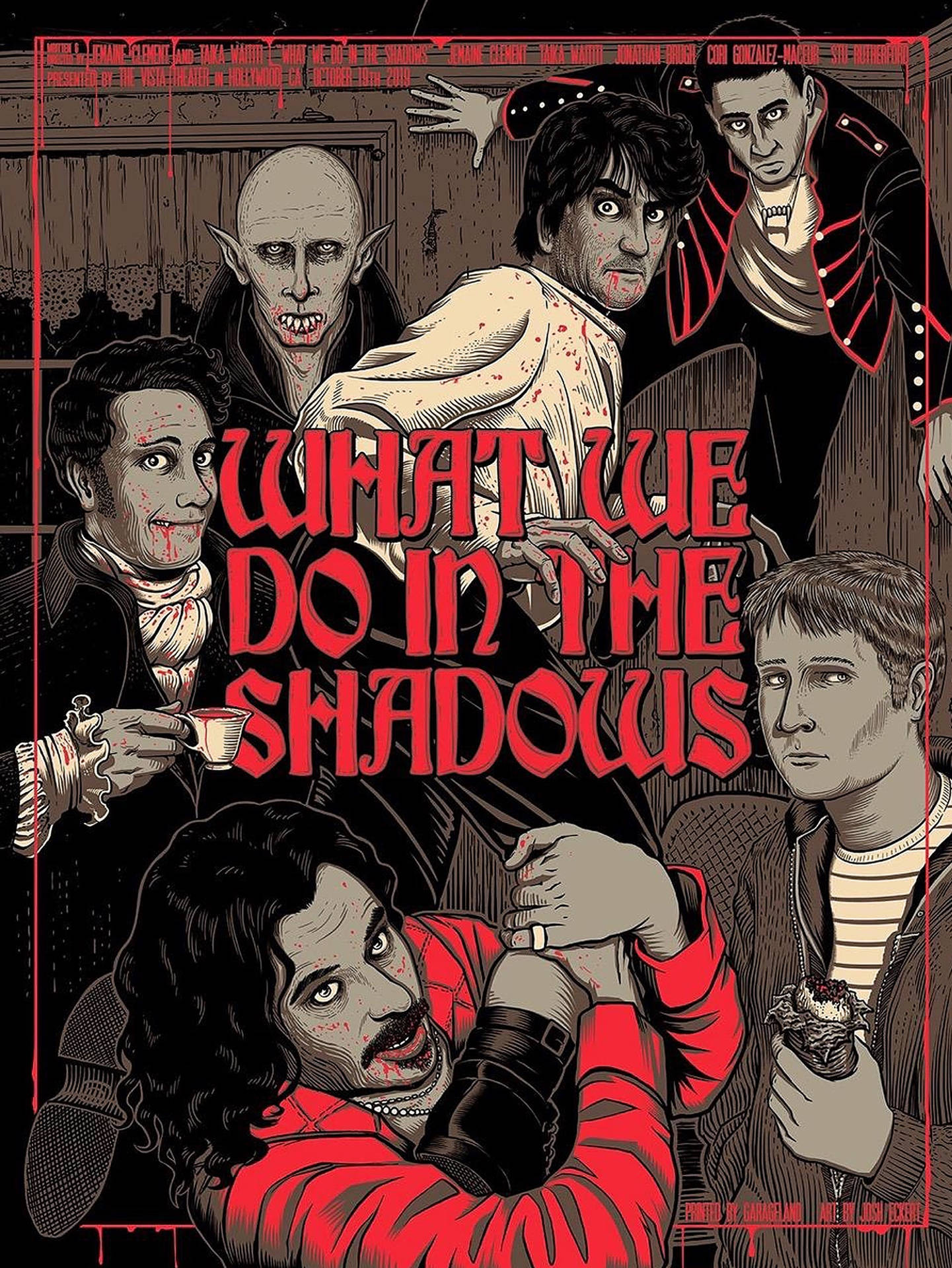 What We Do In The Shadows Poster Art Background