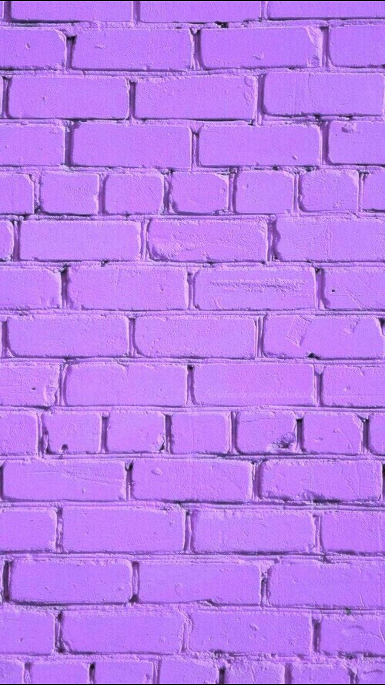 Whatsapp Chat Purple Brick Wall Background