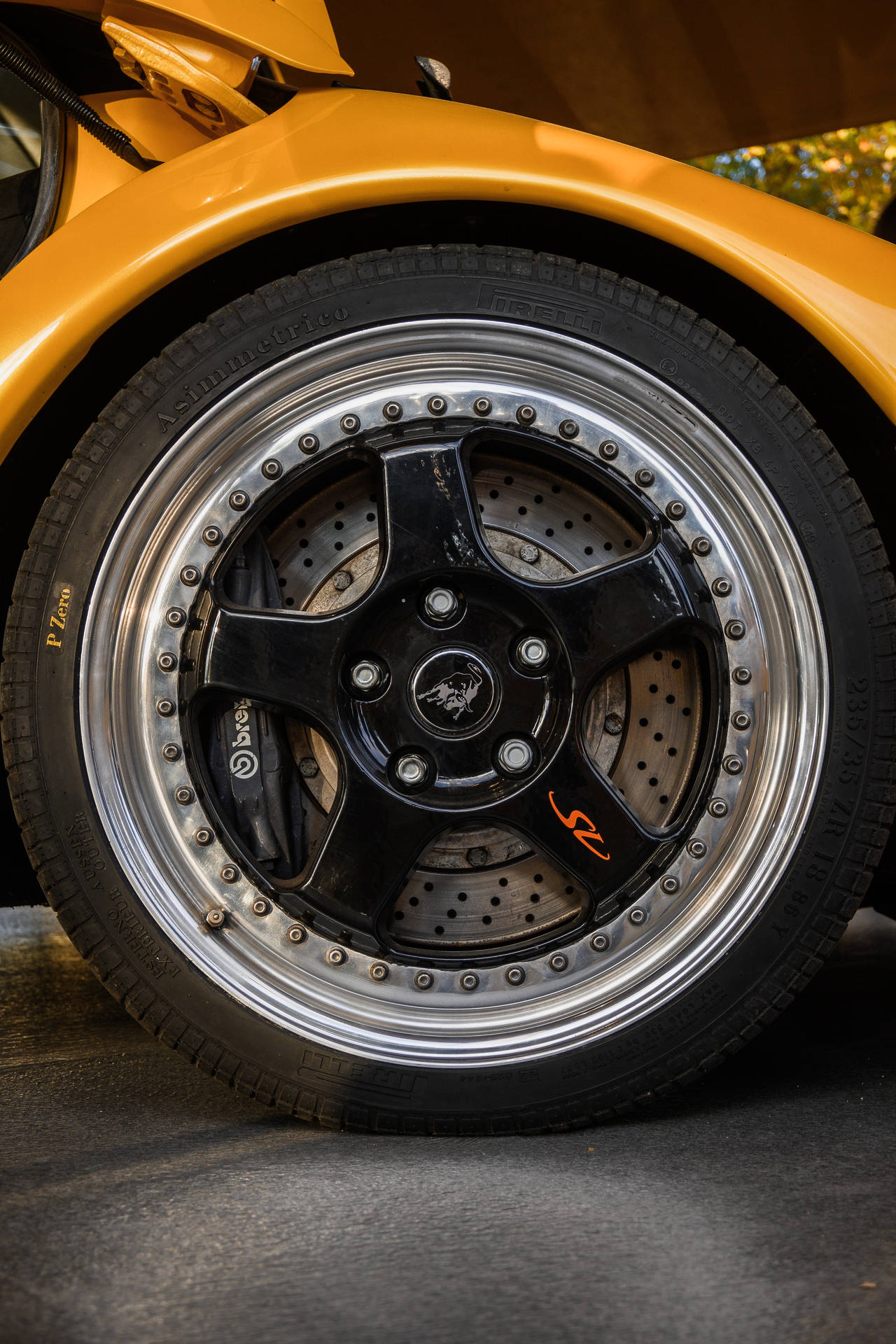 Wheel Hub Lamborghini Galaxy Background