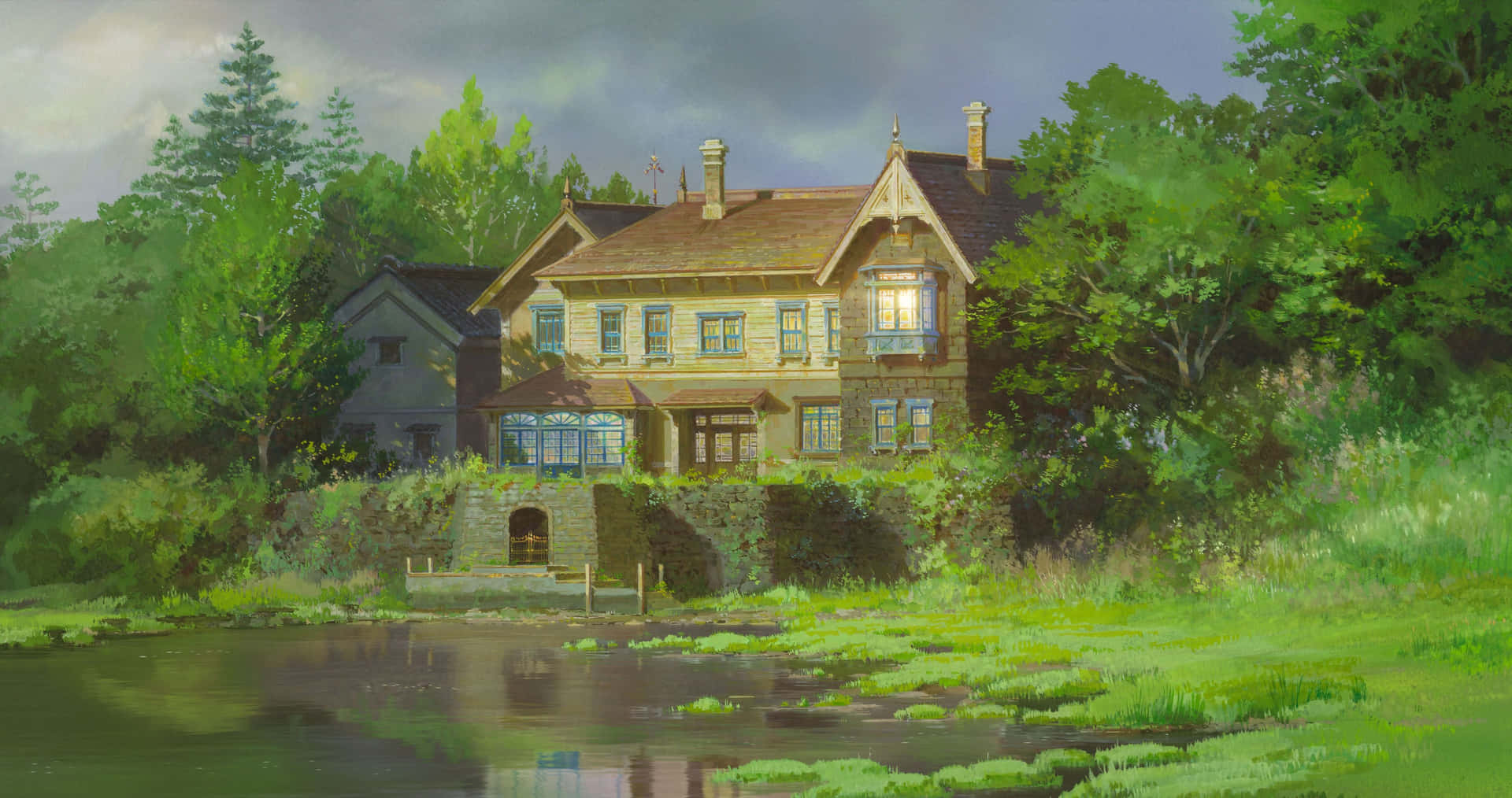 When Marnie Was There - Beautiful Scenery From Studio Ghibli Animation Background