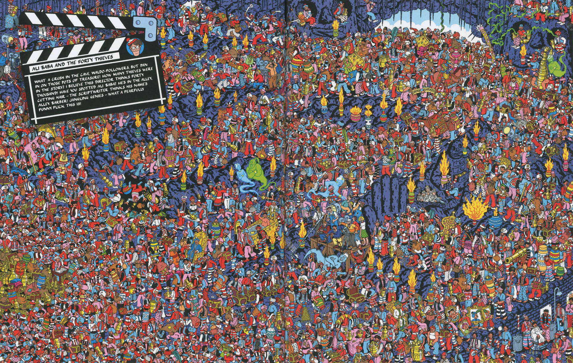Where's Waldo Ali Baba And The Forty Thieves Background