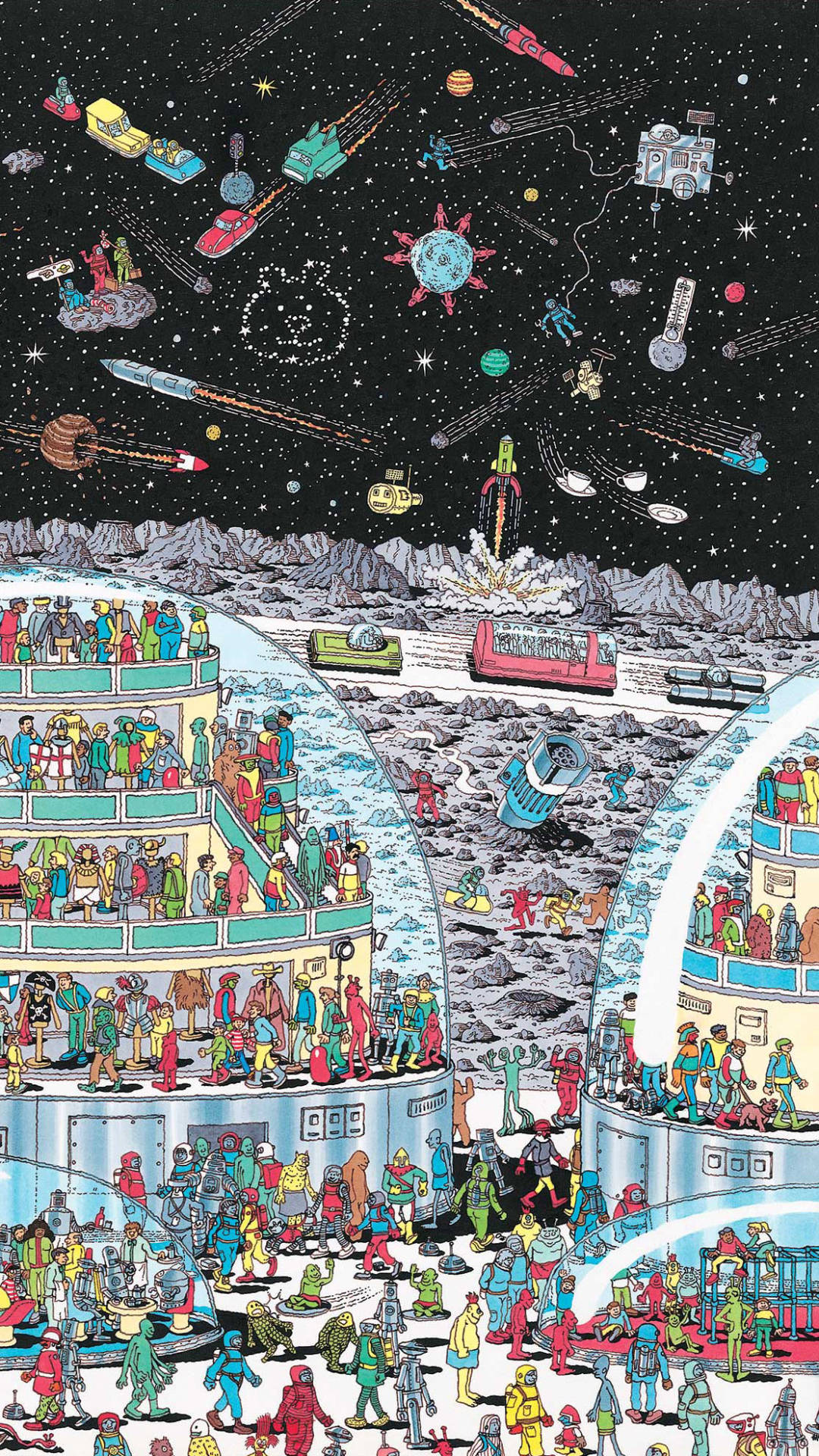 Where's Waldo Alien Life Background