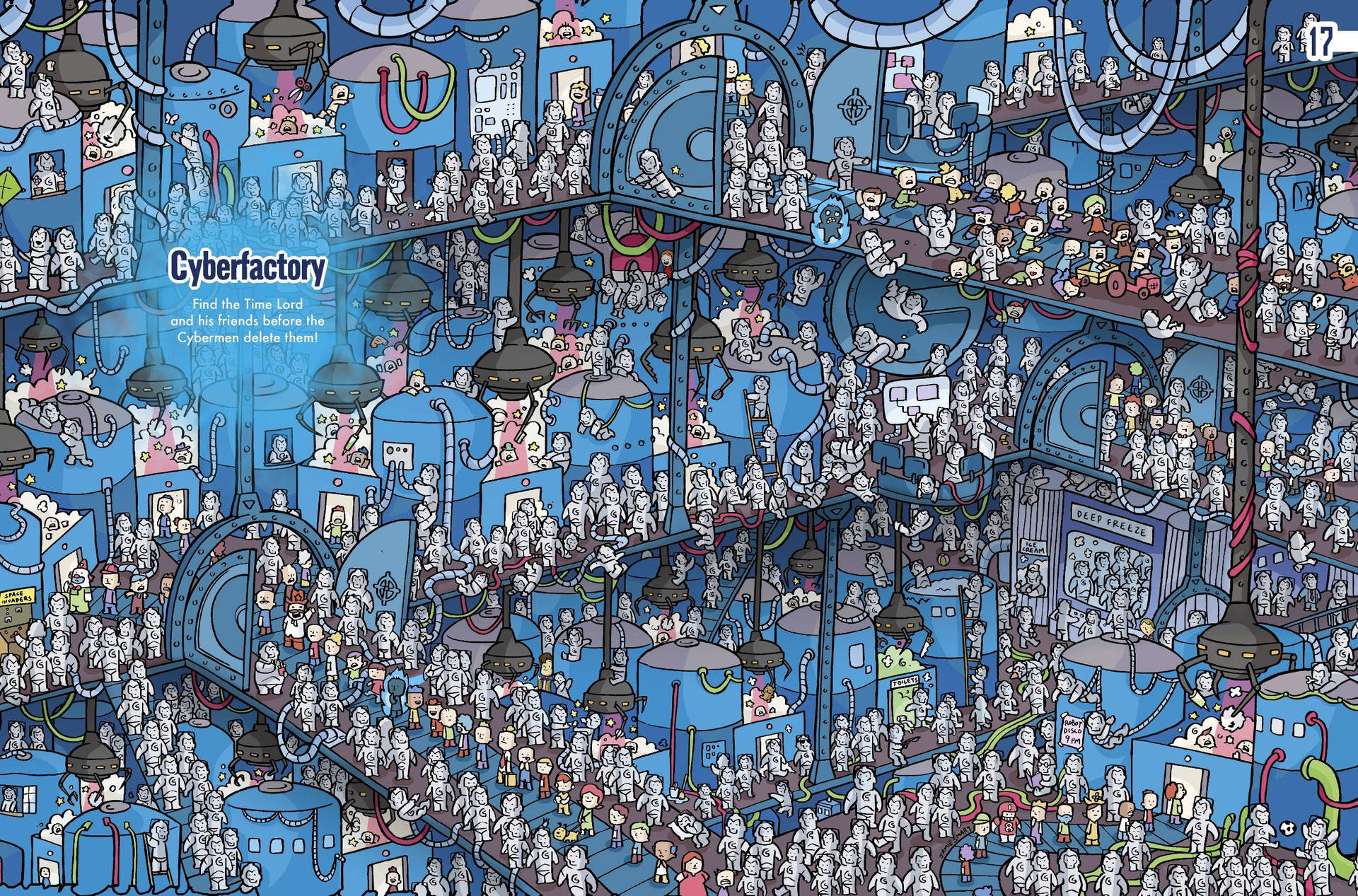 Where's Waldo Cyber Factory Background