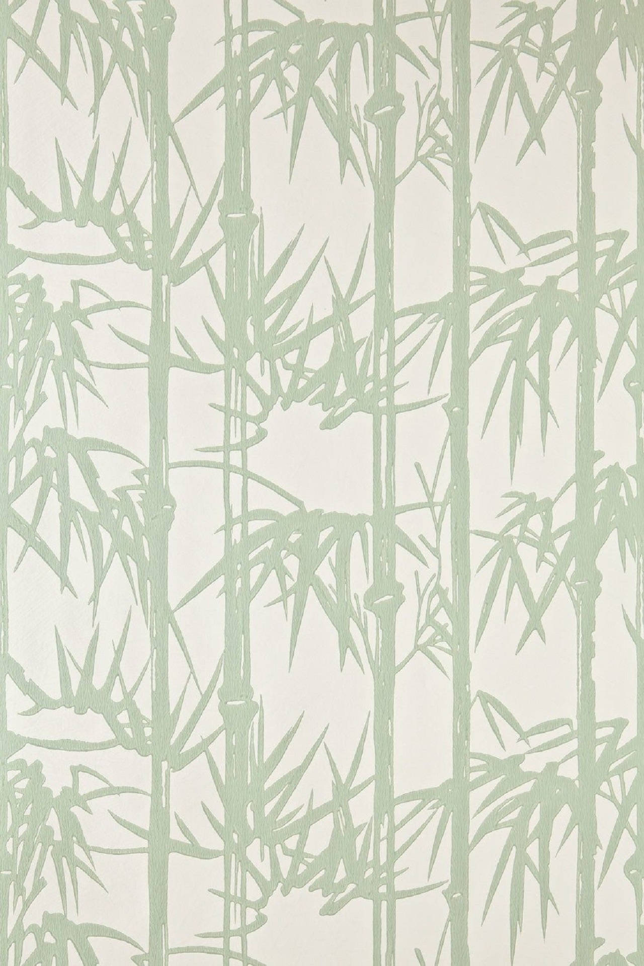 Whimsical Green Bamboo Trees Background
