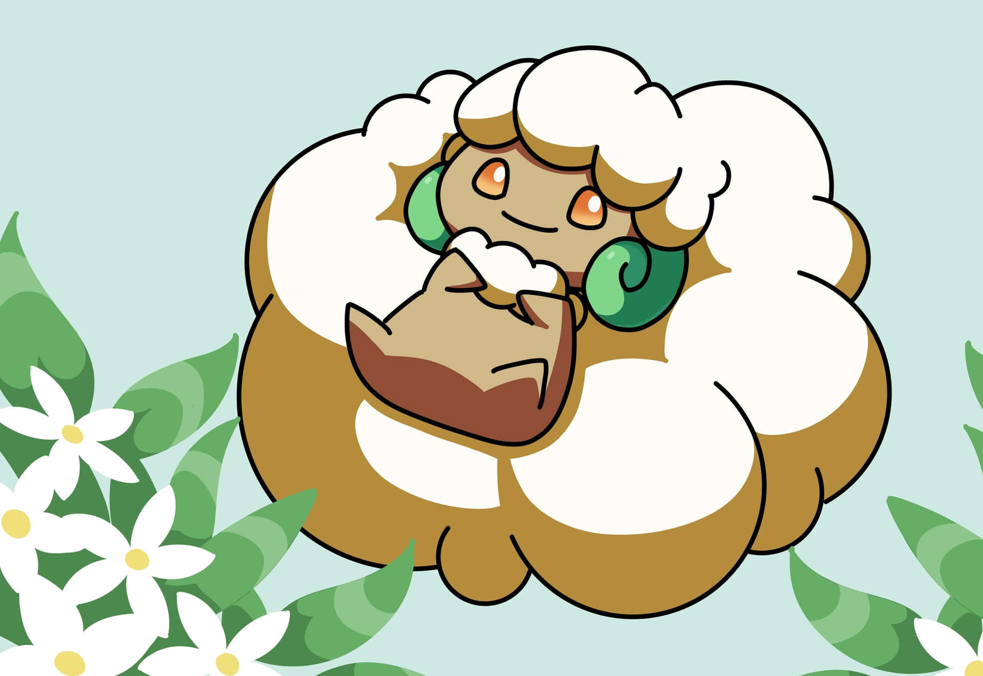 Whimsicott Lying On Back