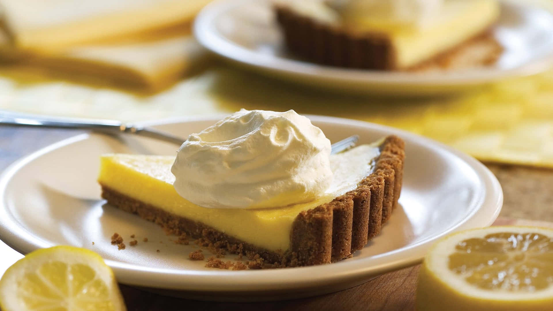 Whip Cream Lemon Tart
