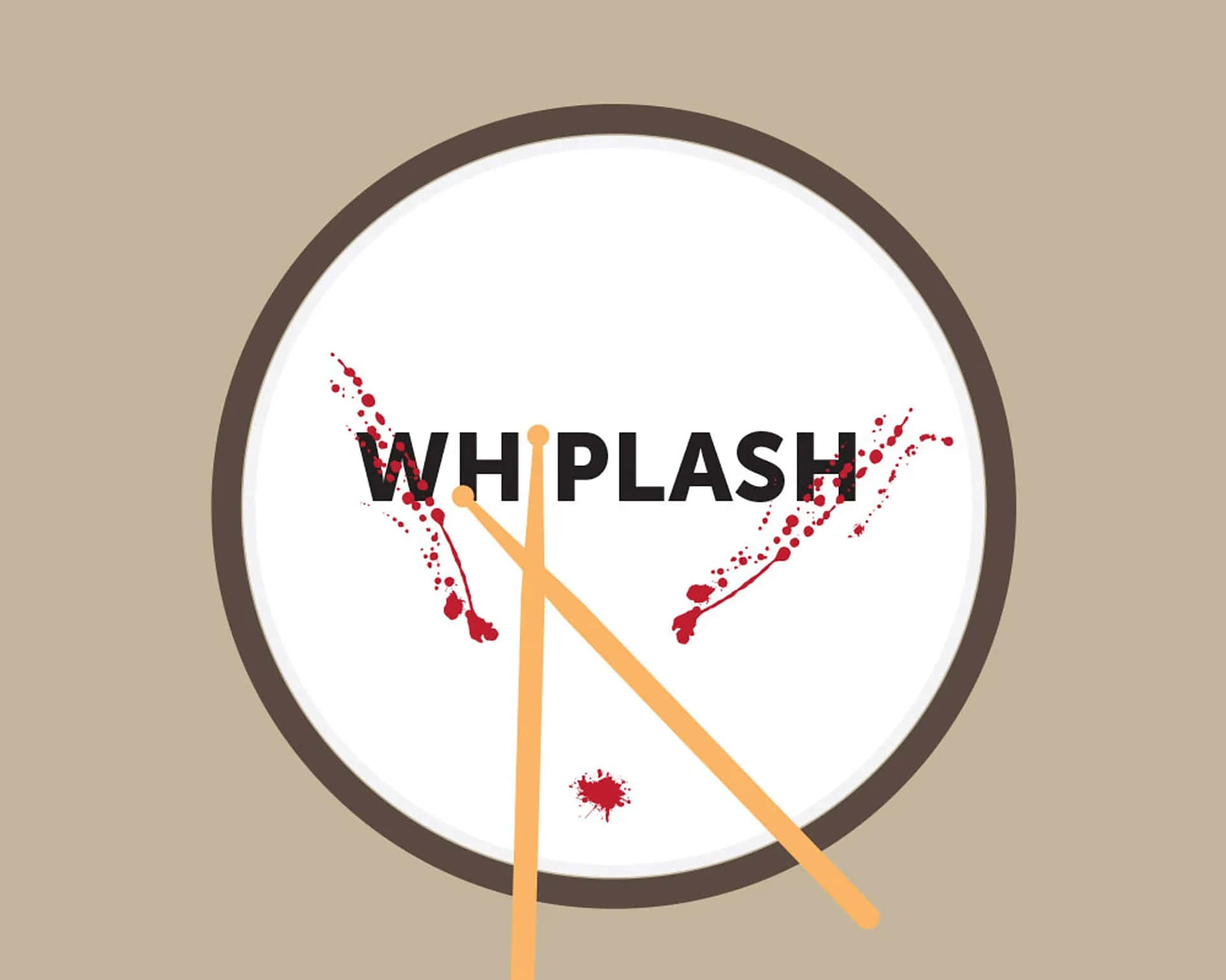 Whiplash Drumand Drumsticks Background