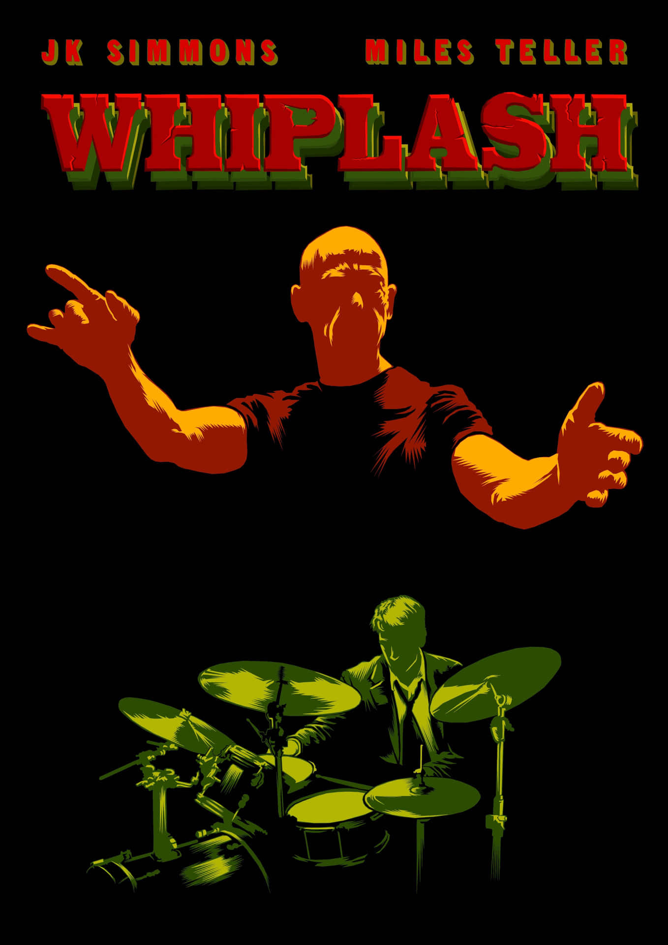 Whiplash Movie Poster Art Background