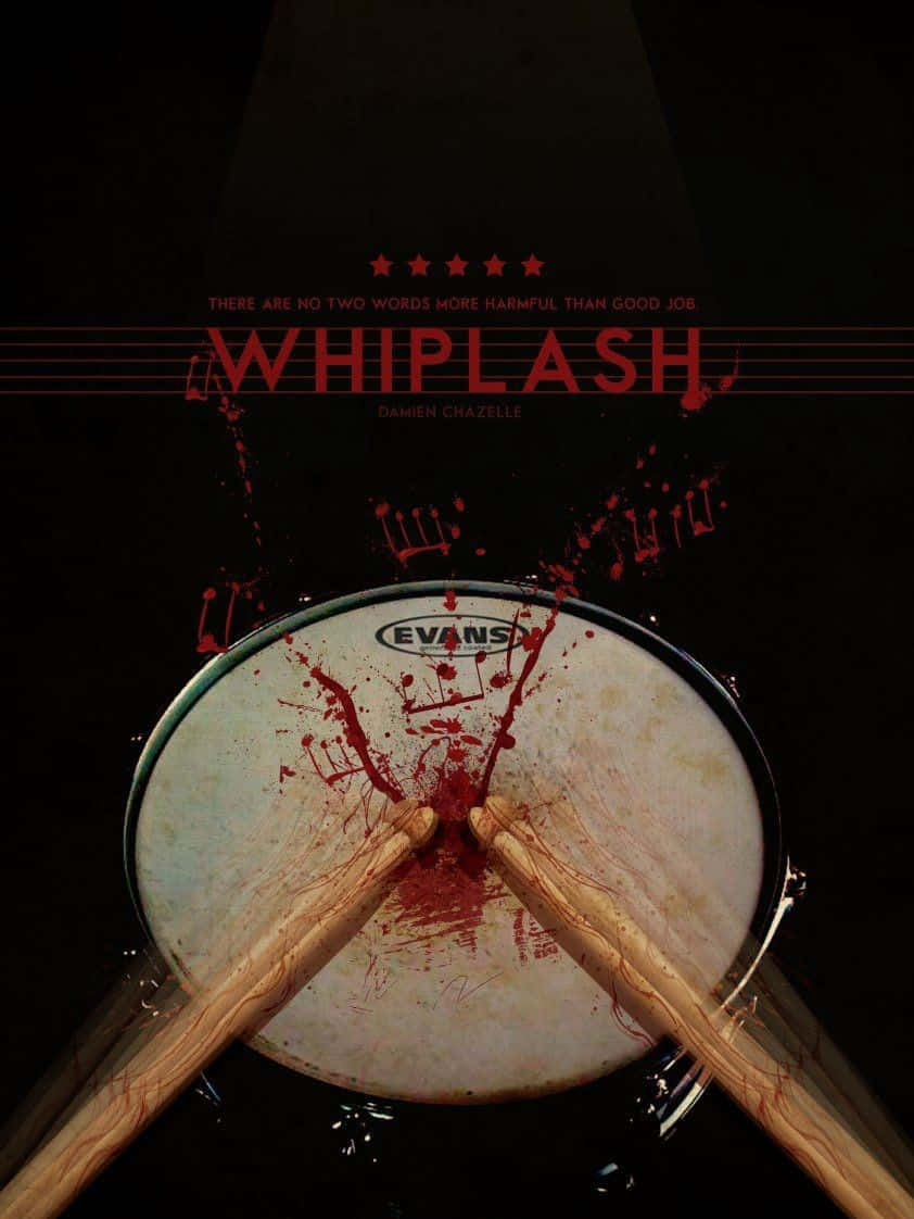 Whiplash Movie Poster Drum Background