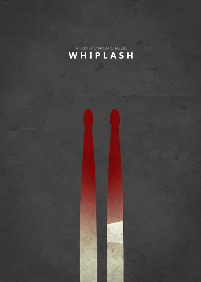 Whiplash Movie Poster Drumsticks Background
