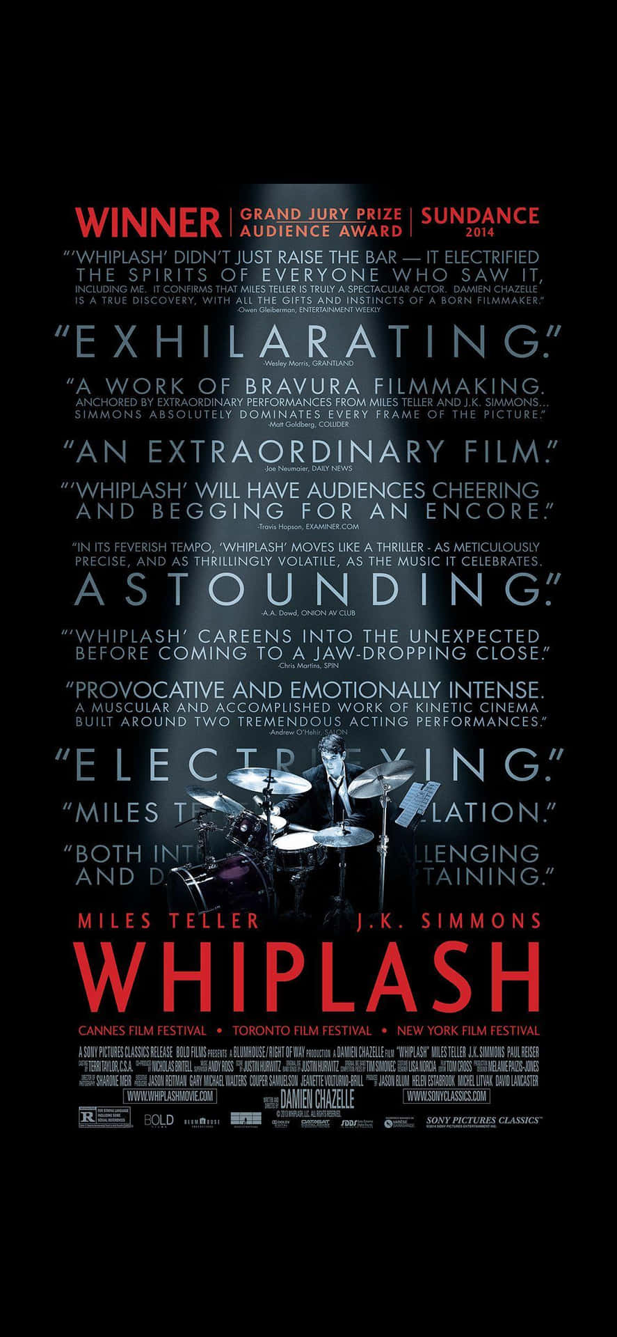 Whiplash Movie Poster