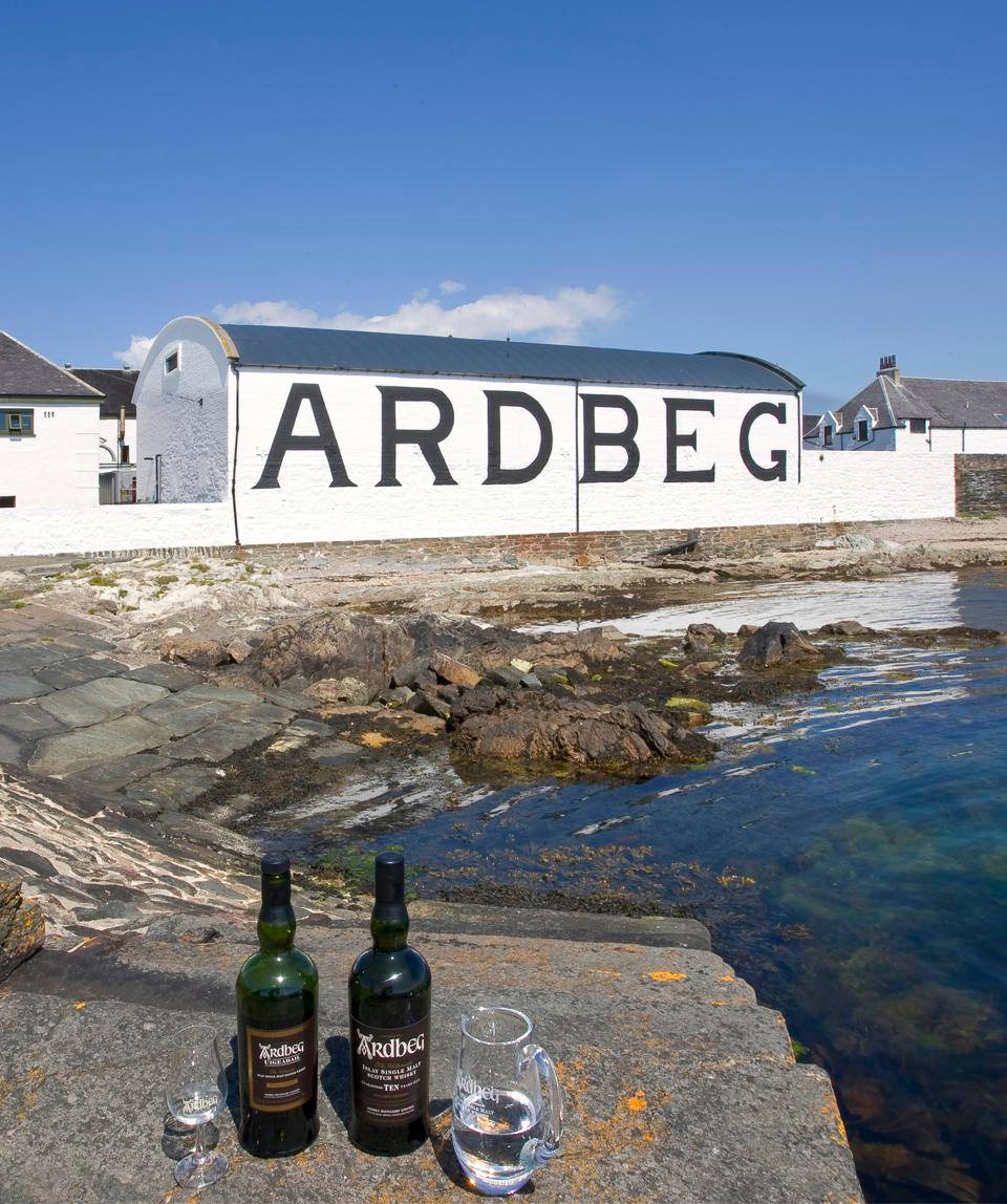 Whisky Bottle At Ardbeg Distillery