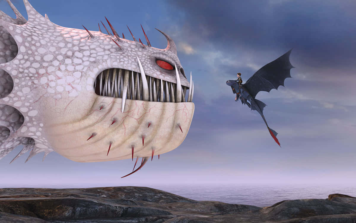 Whispering Death From Dragons Riders Of Berk Background