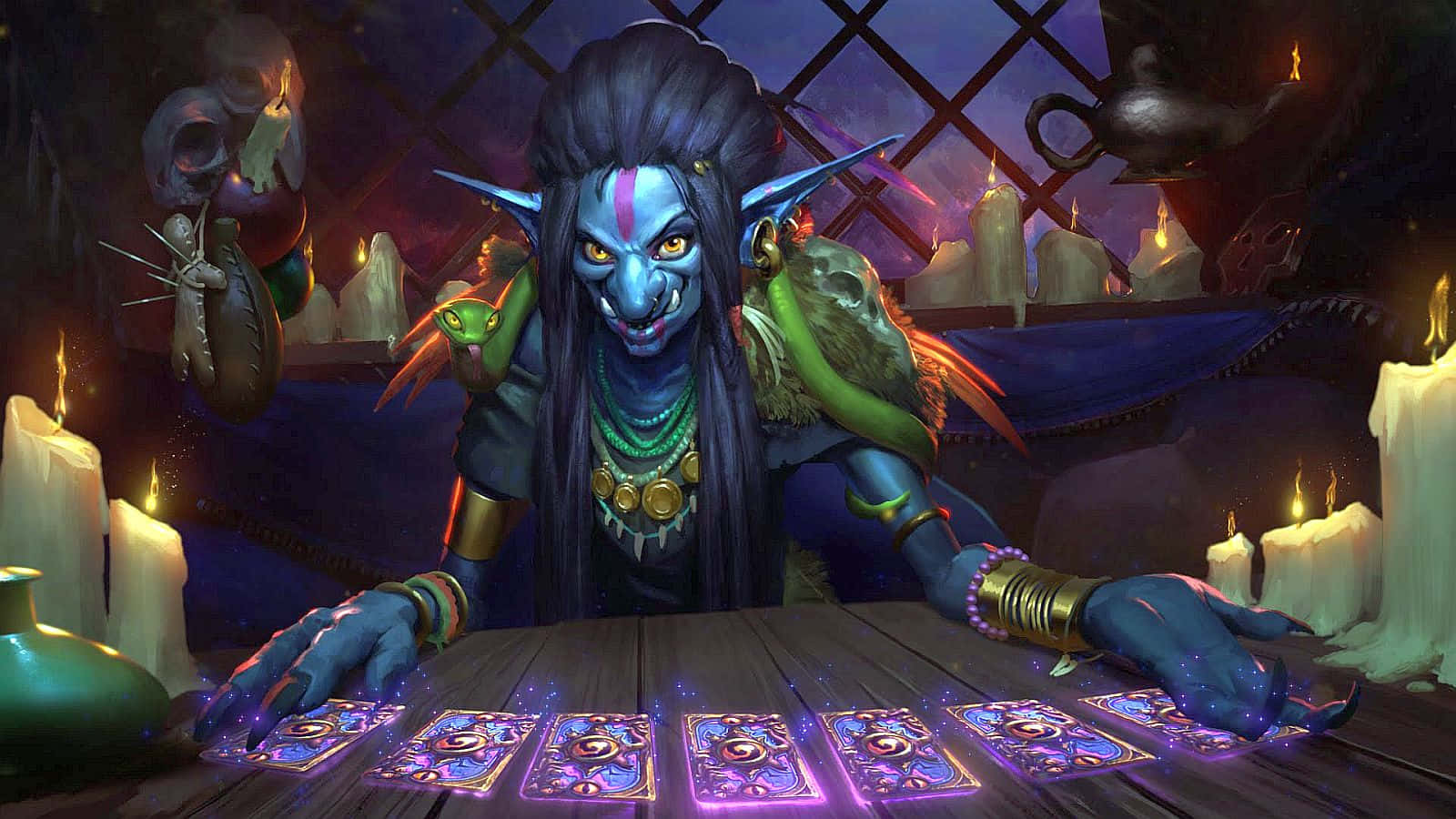 Whispers Of The Old Gods Hearthstone Desktop Background