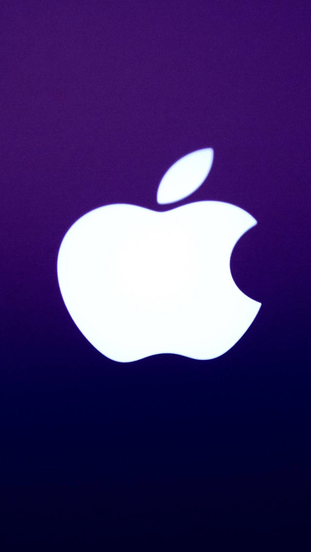 White 3d Apple Iphone Logo