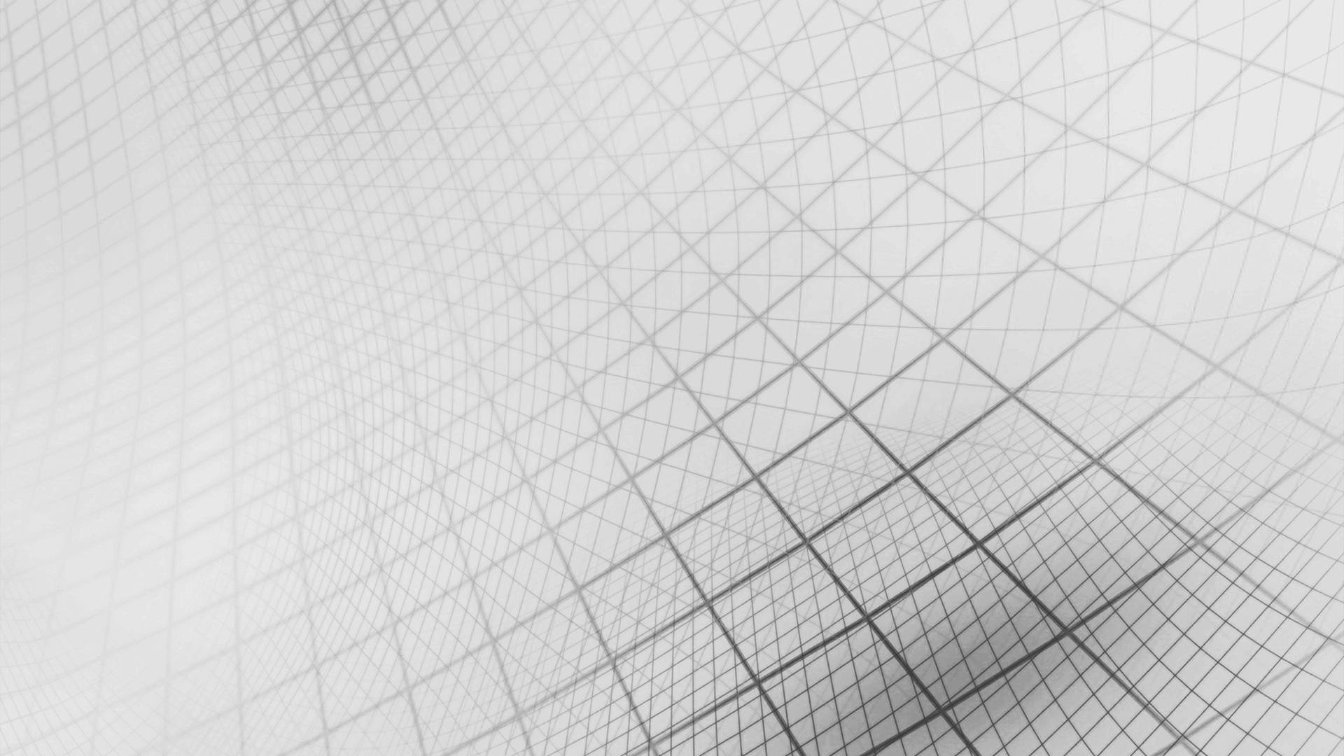 White Abstract Distorted Grid Lines