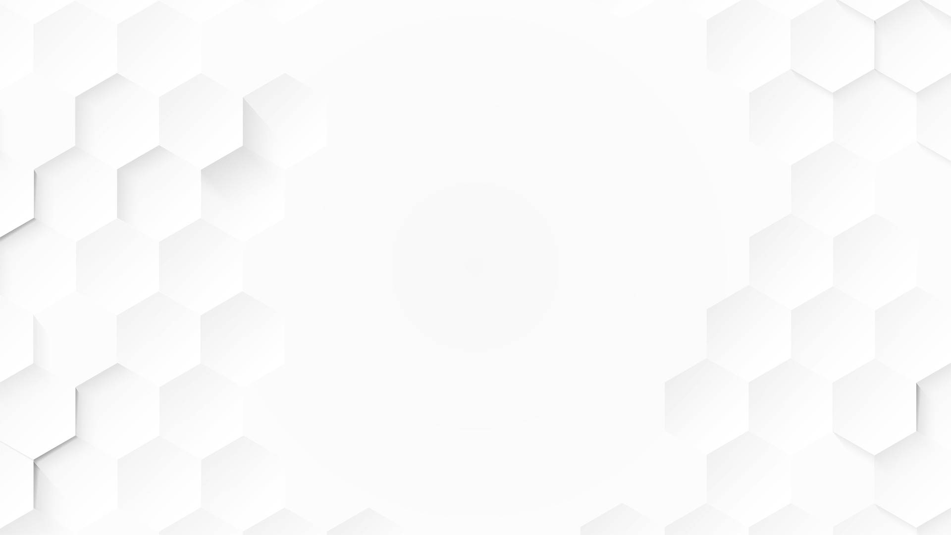 White Abstract Hexagons Background