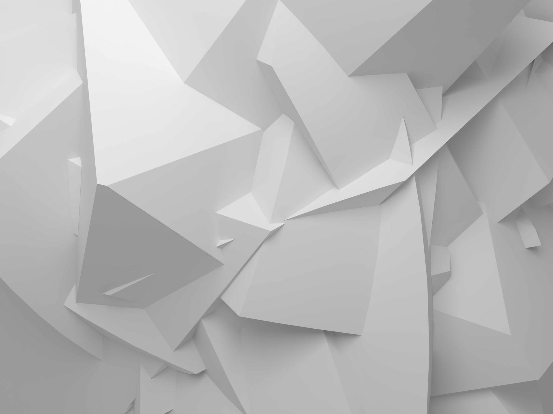 White Abstract Trapeziums Background