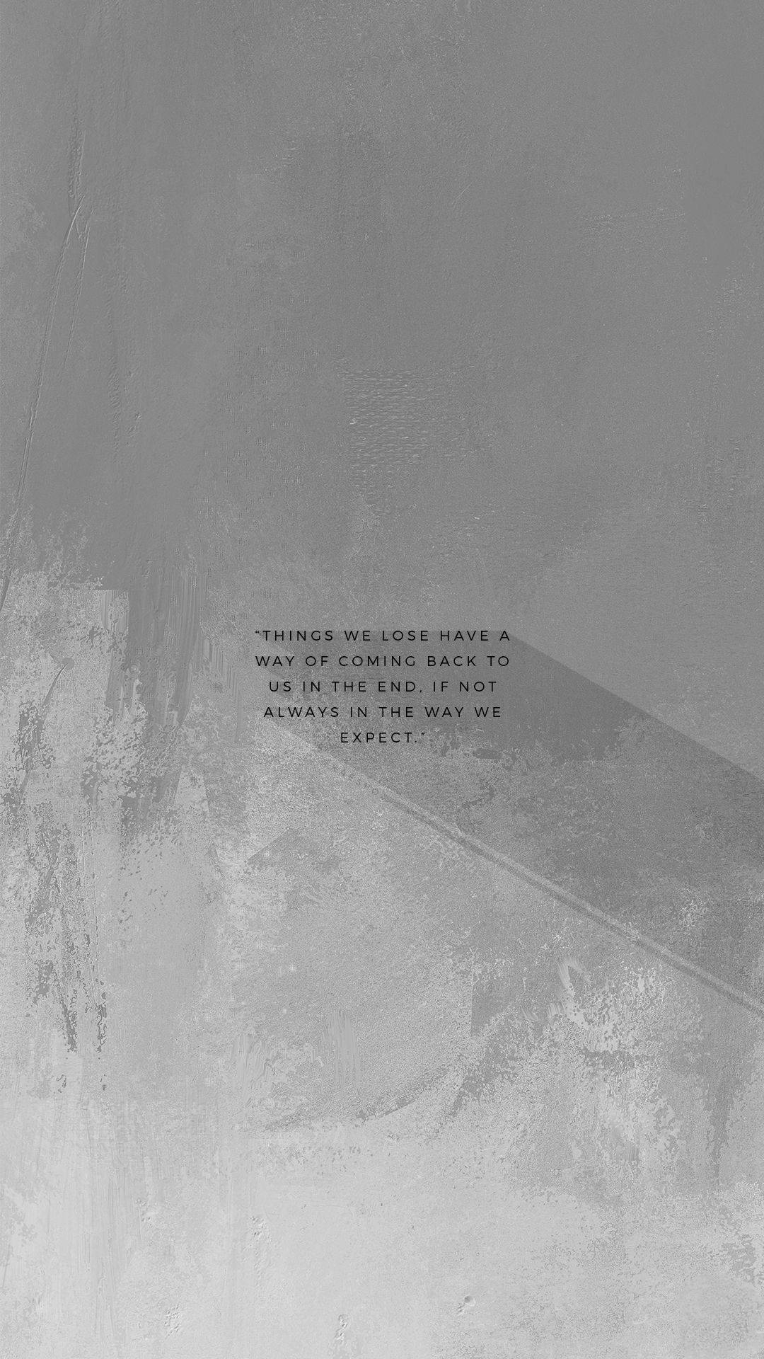 White Aesthetic Iphone Quote Background