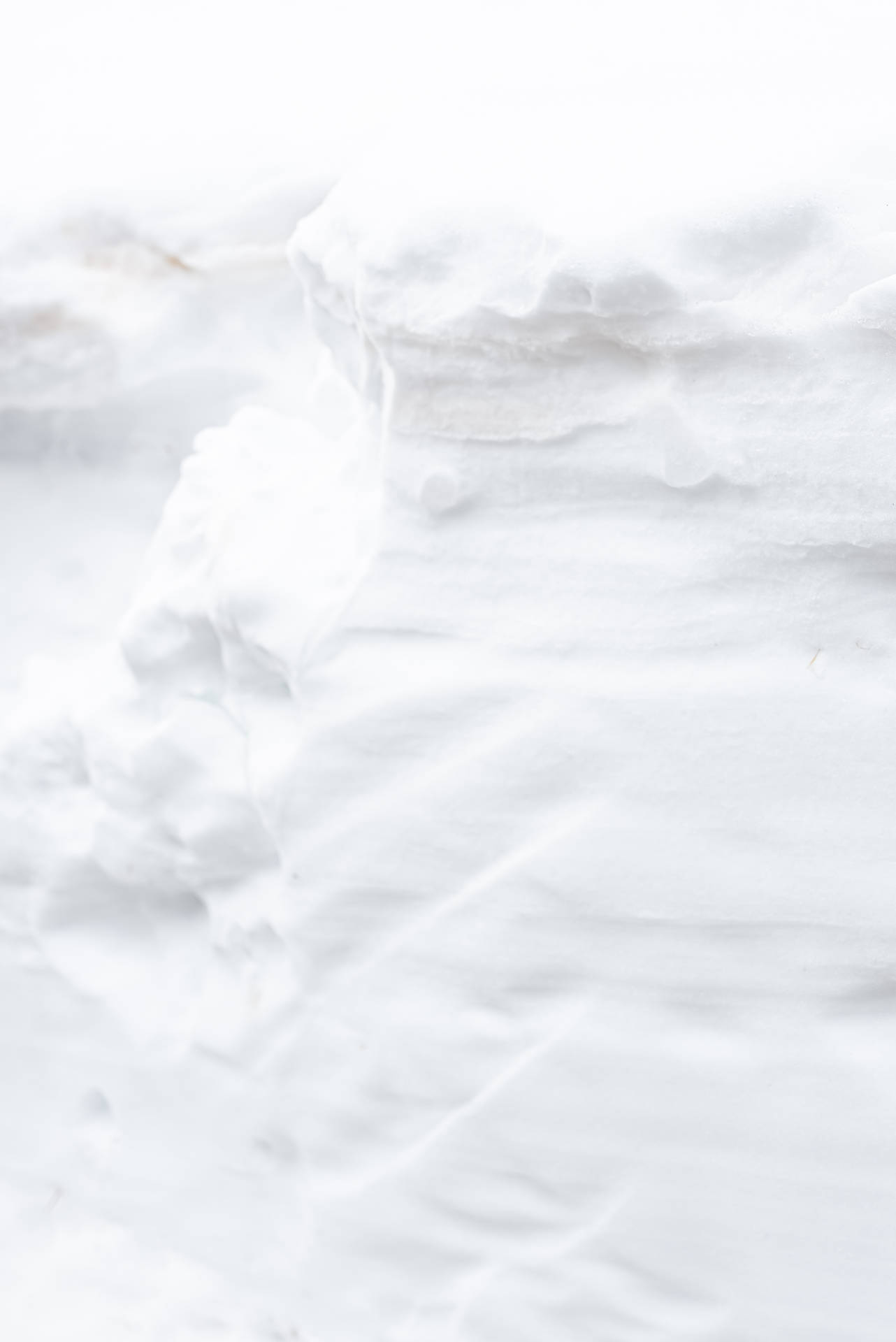 White Aesthetic Snow Background
