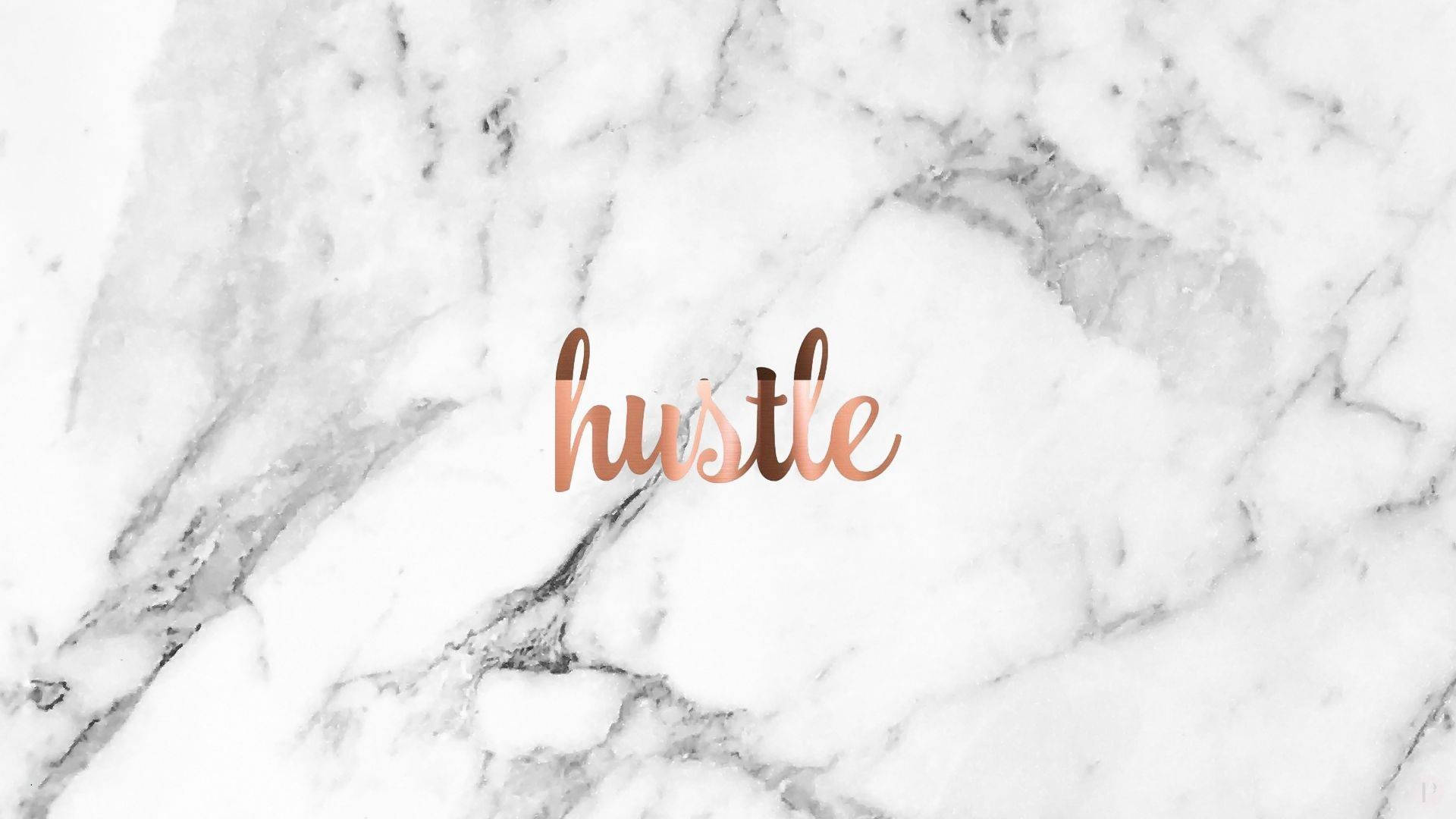 White Aesthetic Tumblr Hustle Marble Background