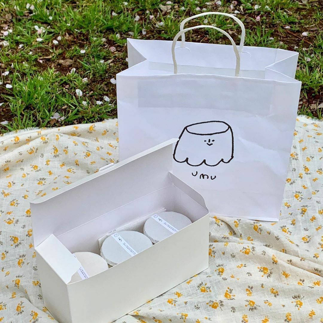 White Aesthetic Tumblr Paper Bag Pastries