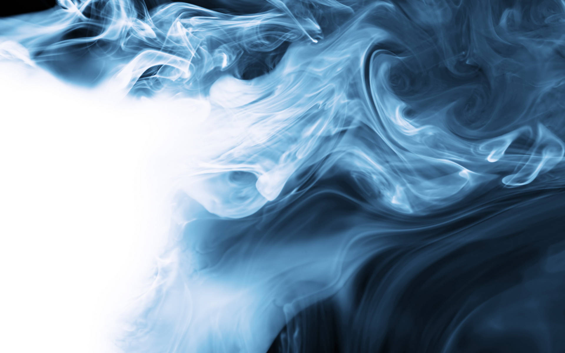 White And Blue Abstract Smoke Hd Background