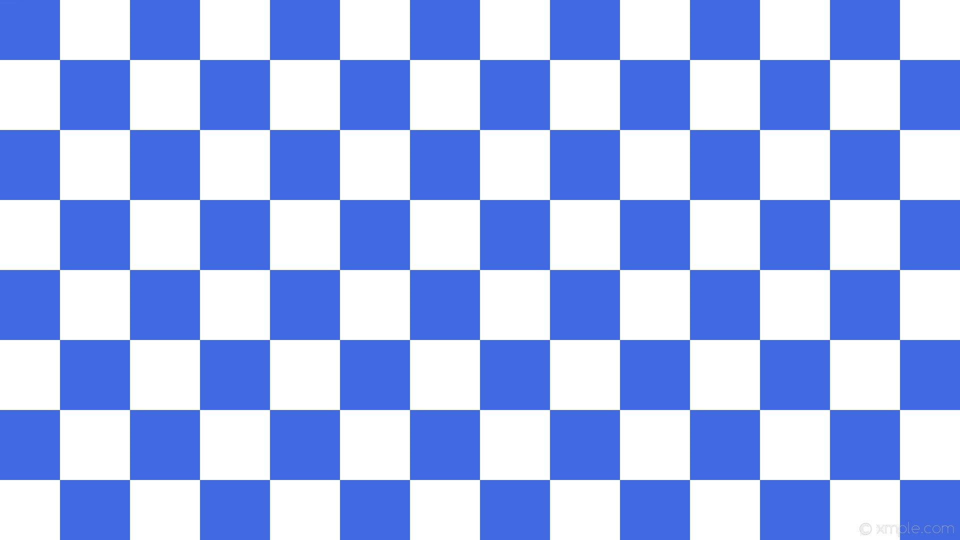 White And Cobalt Blue Checkered Background