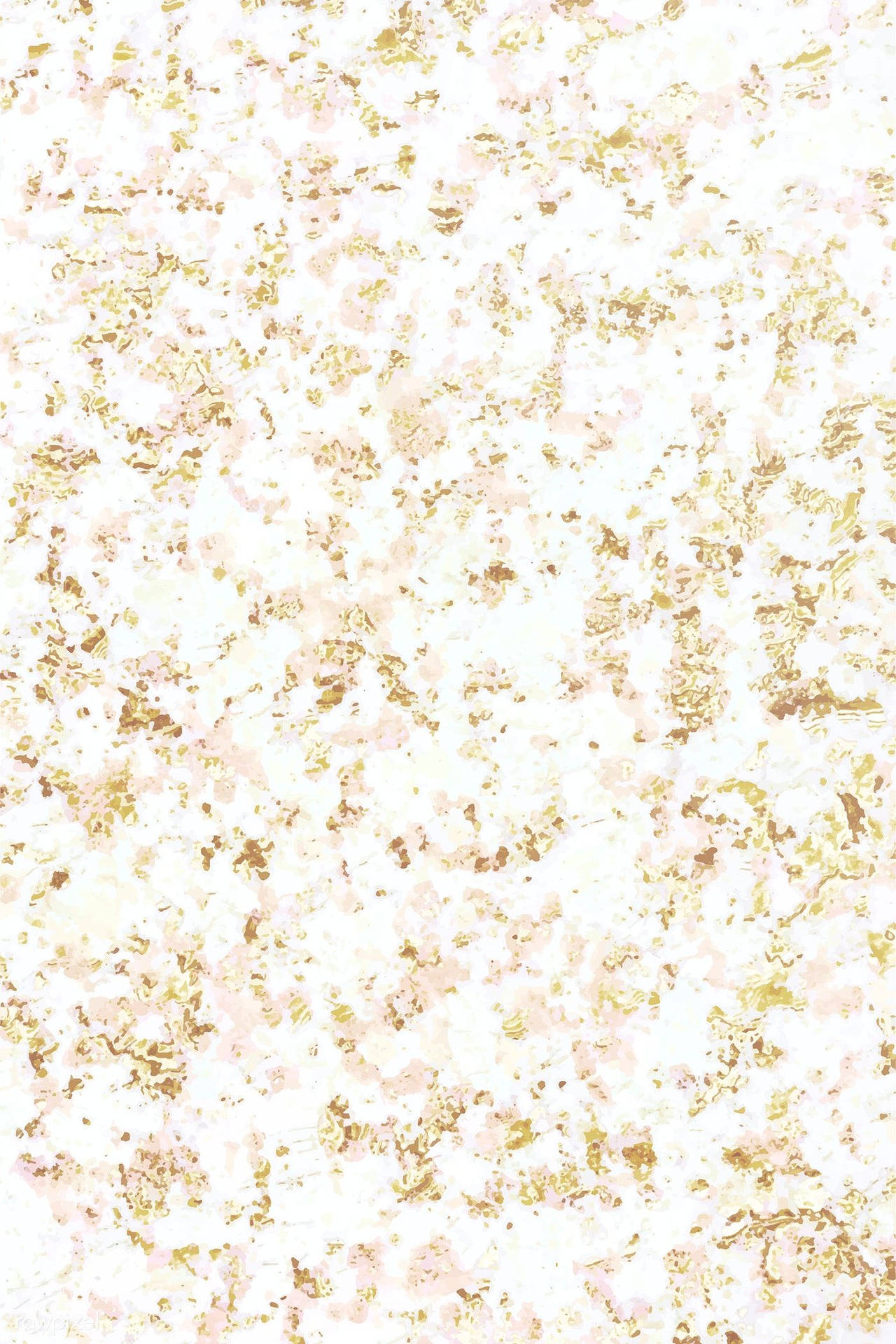 White And Gold Glitter Wall Background