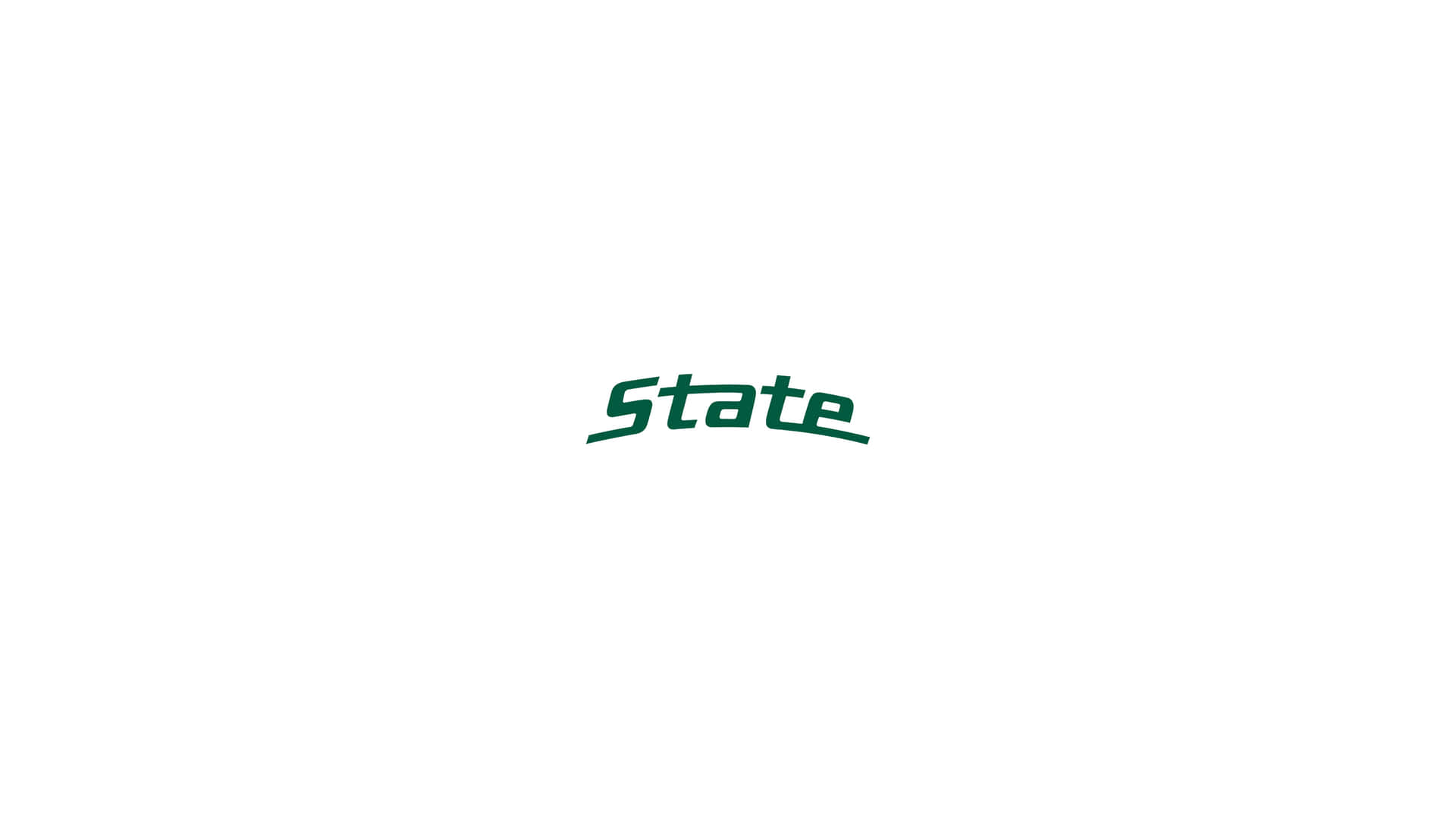 White And Green Michigan State Spartans Background