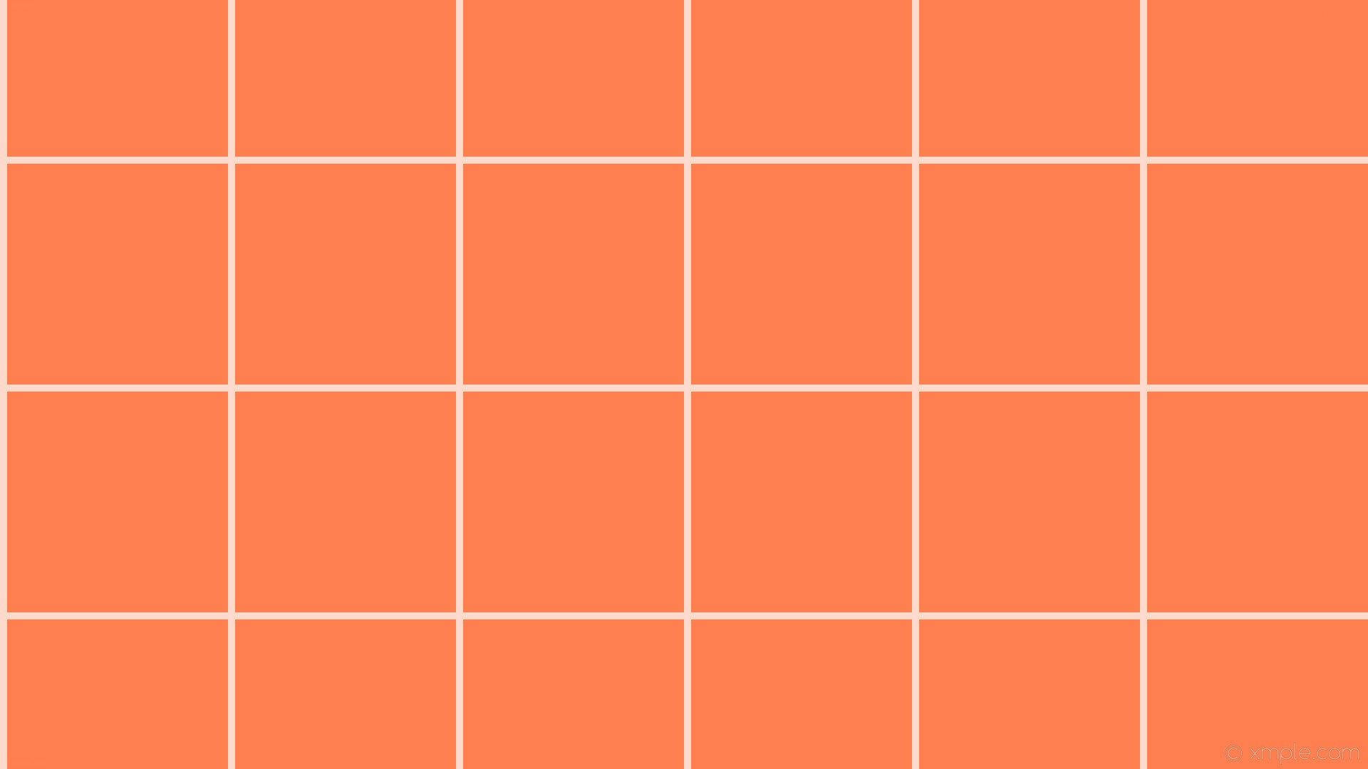 White And Orange Aesthetic Checkered Background