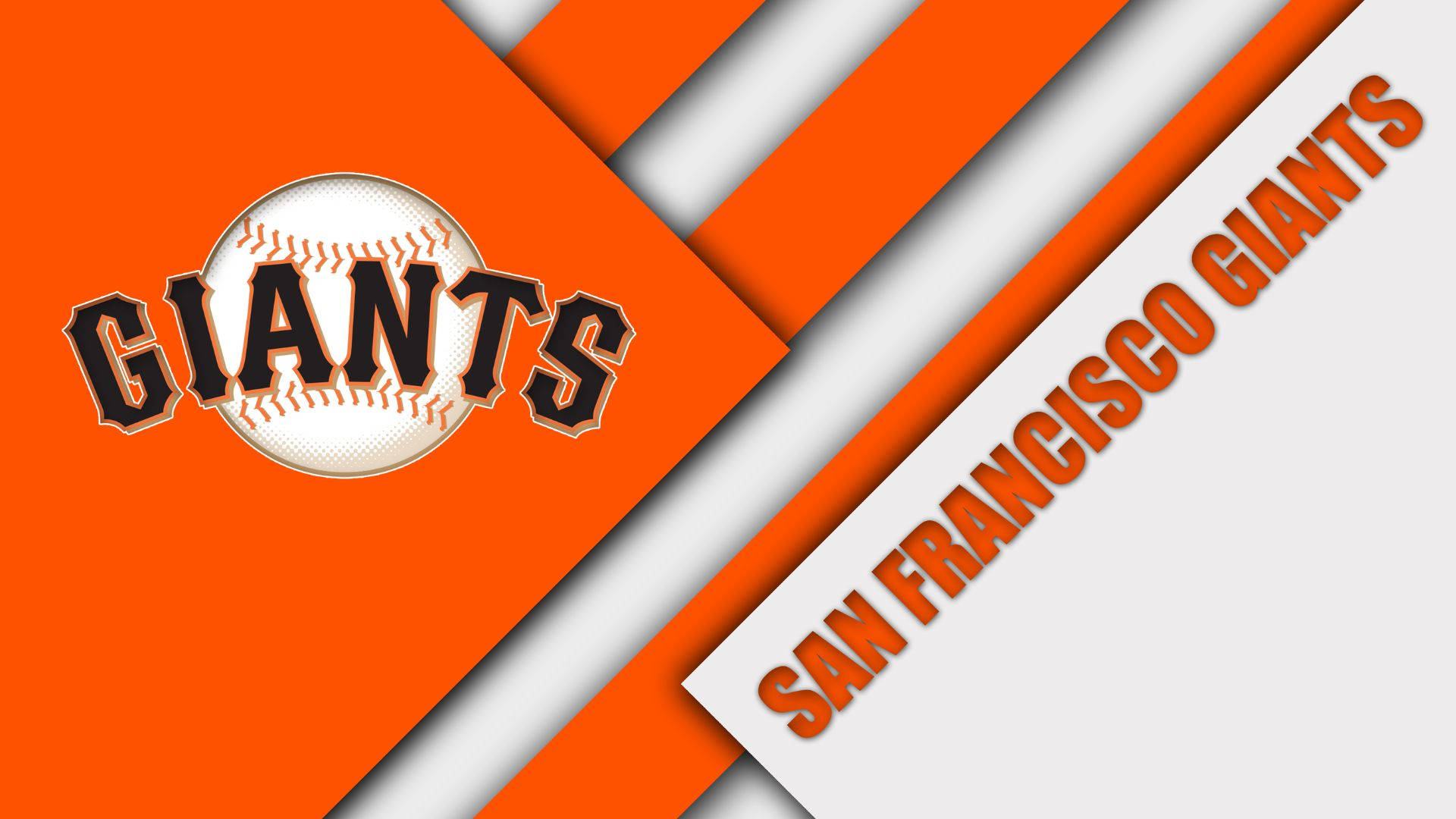 White And Orange San Francisco Giants Background