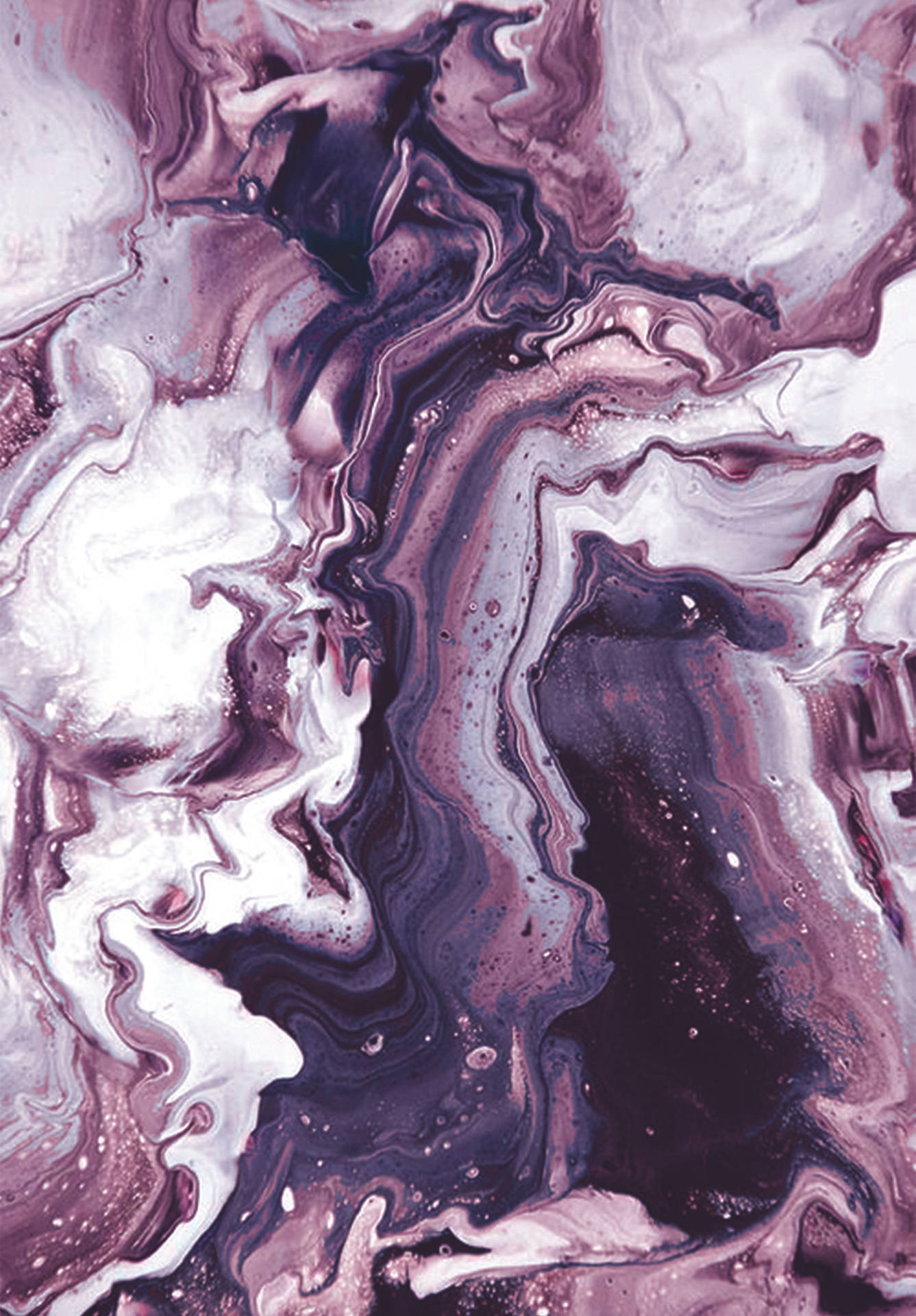 White And Purple Marble Iphone Background