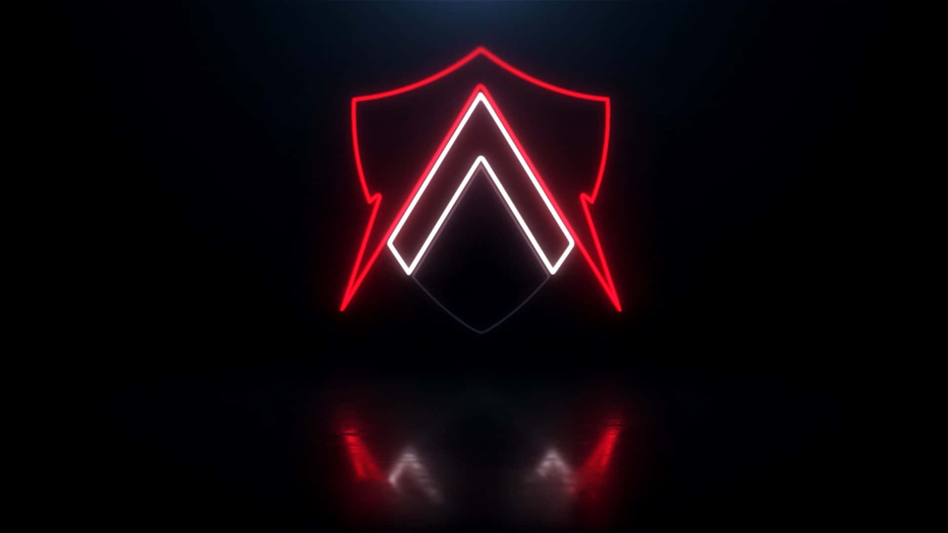 White And Red Apex Legends Logo Background